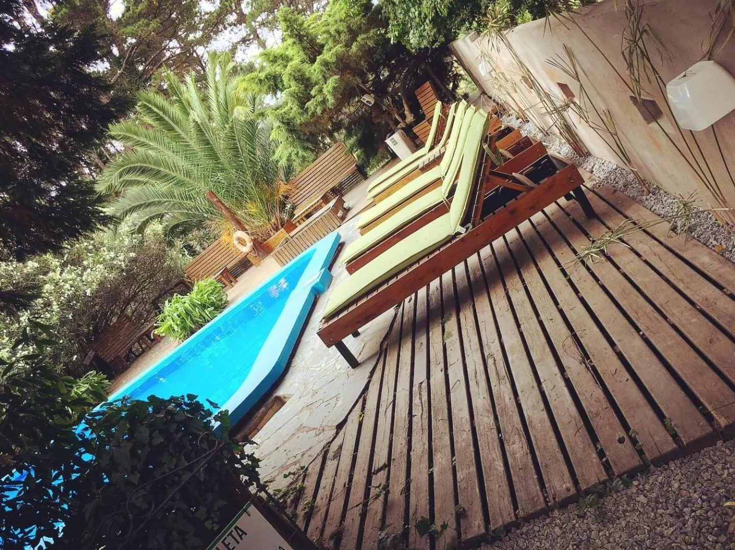 Pool view in Posada del Viento