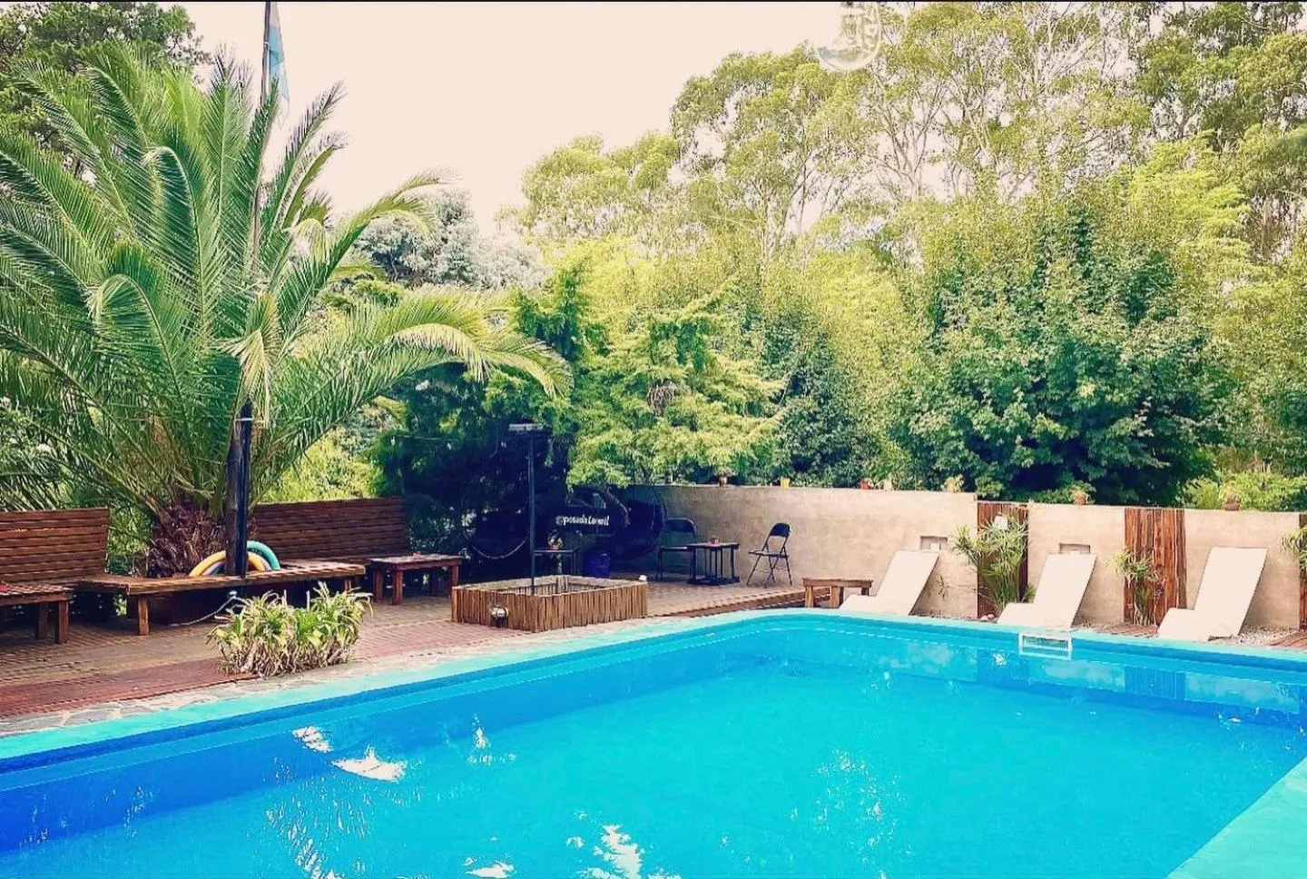 Pool view in Posada del Viento