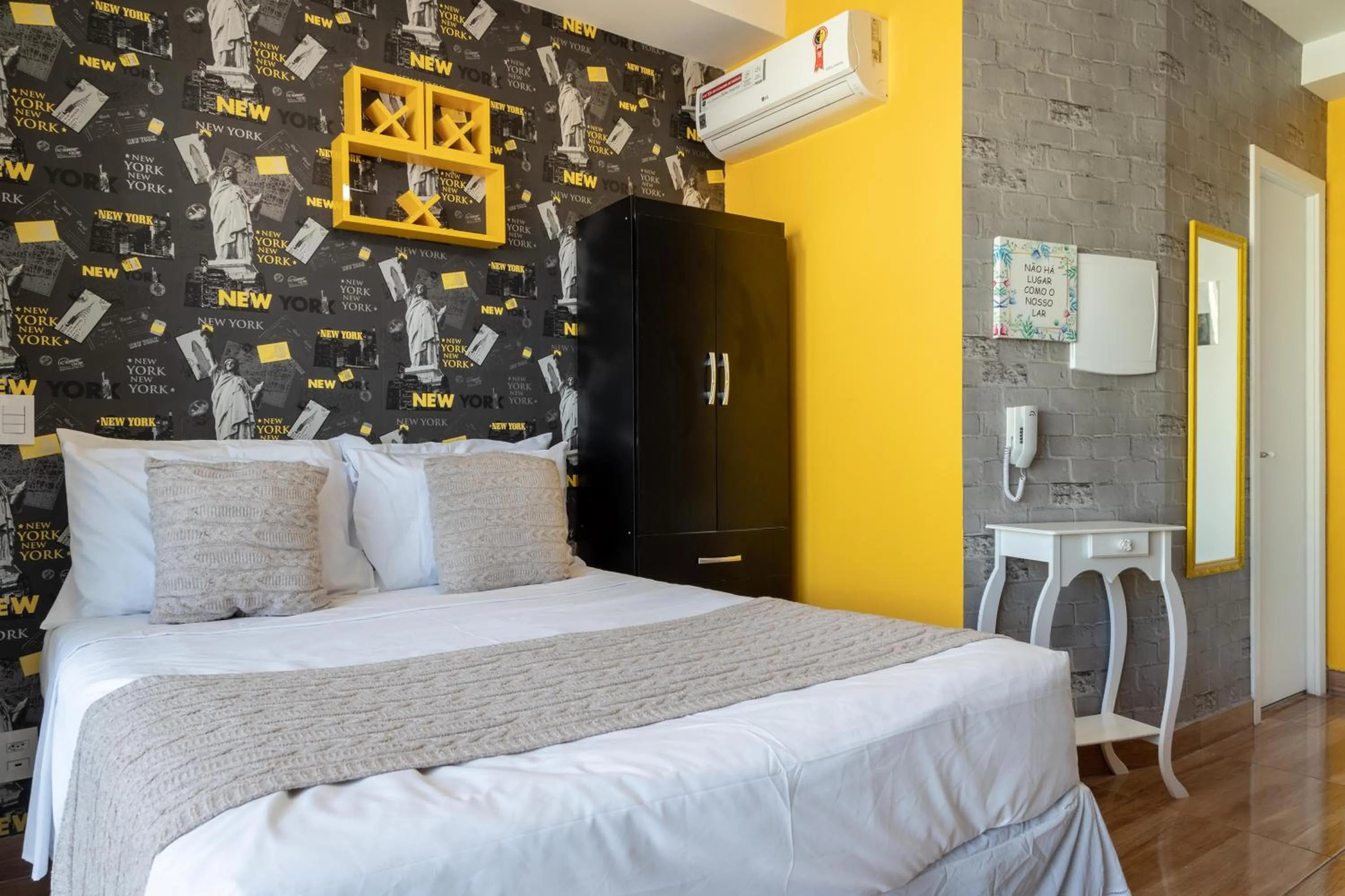 Bedroom, Bed in 360 Suítes Sé