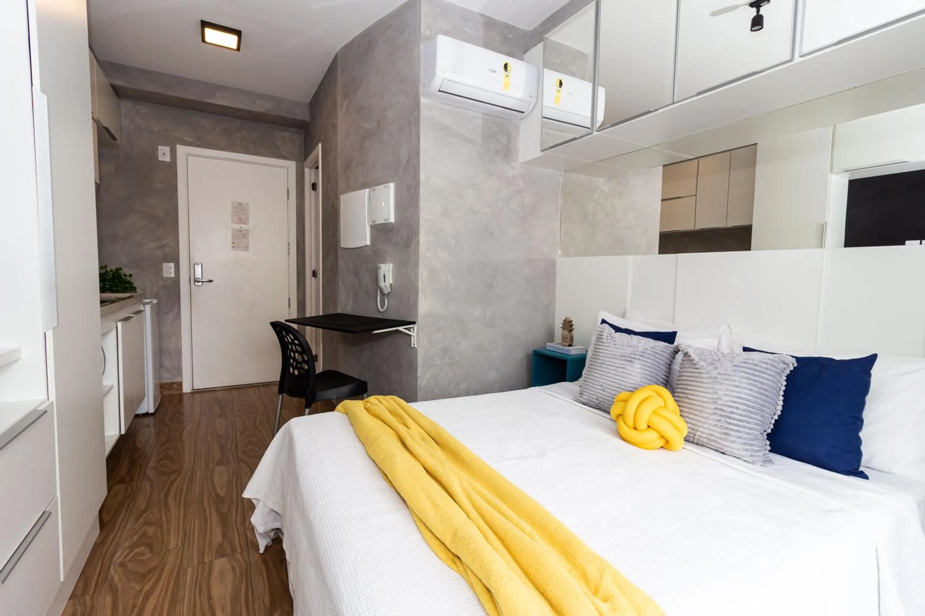 Bedroom, Bed in 360 Suítes Sé