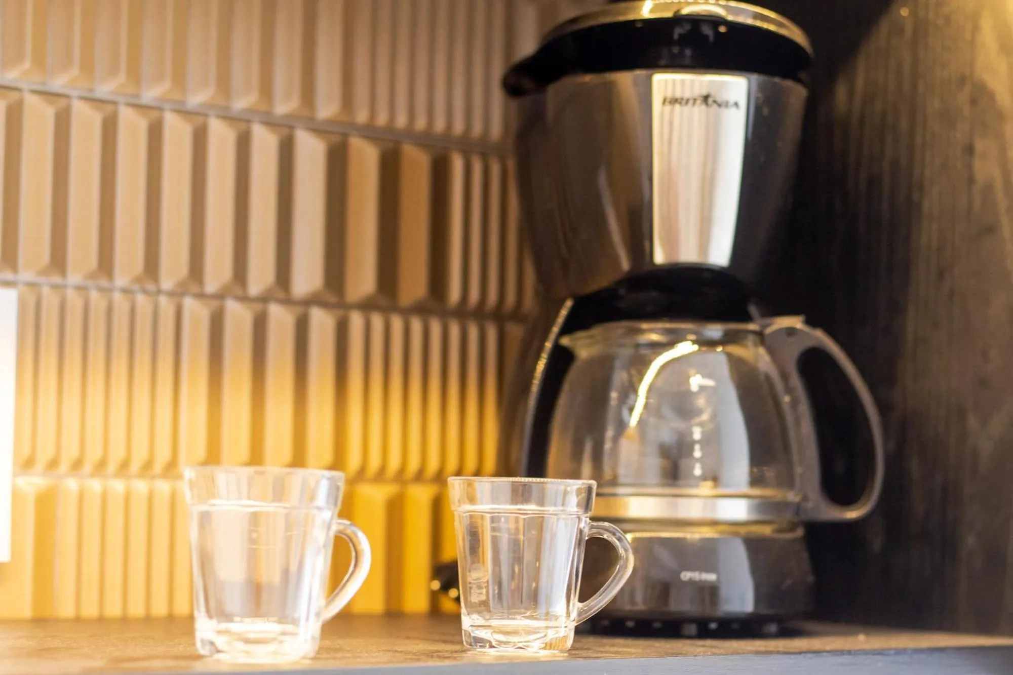 Kitchen or kitchenette in 360 Suítes Sé