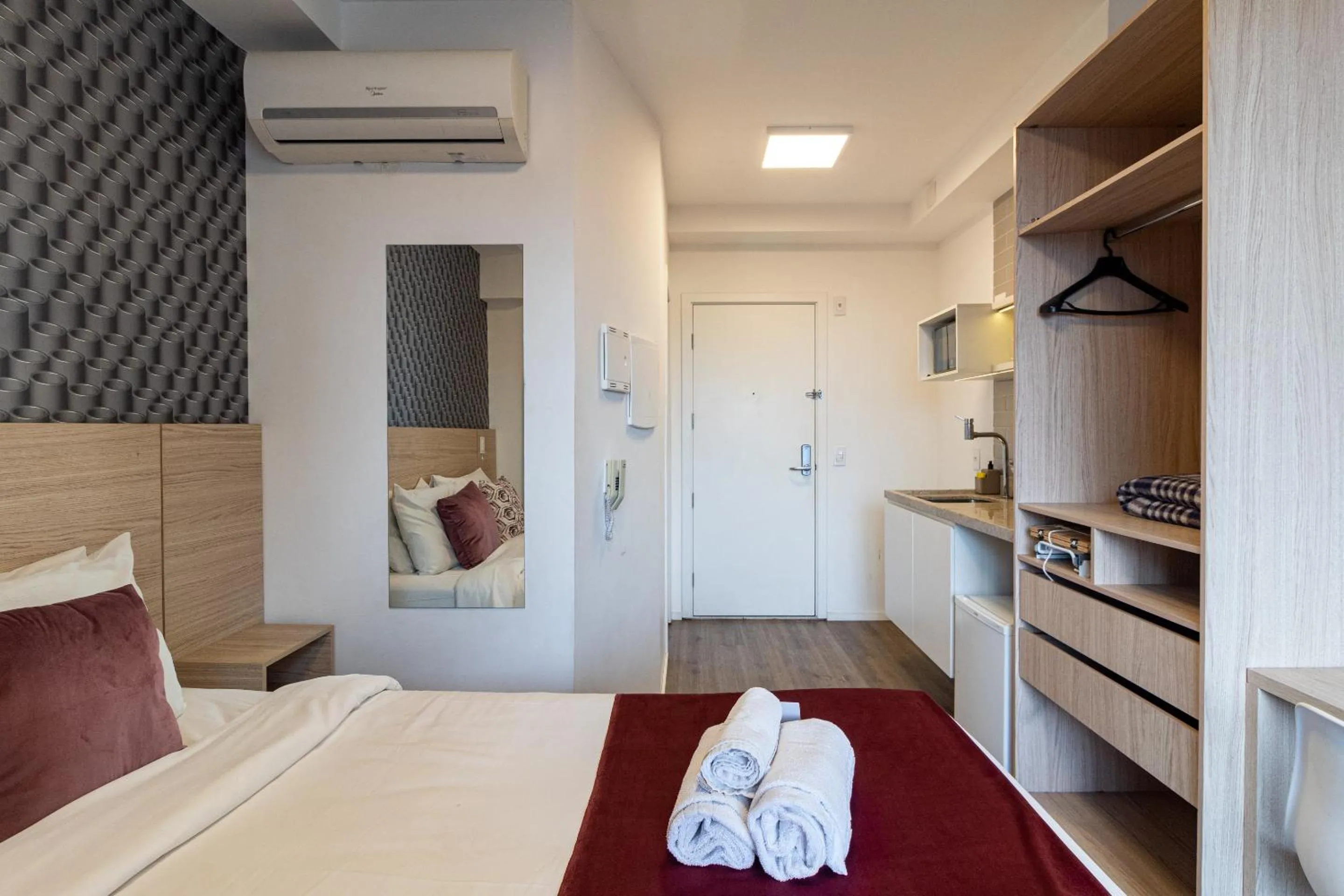 Bedroom, Bed in 360 Suítes Sé