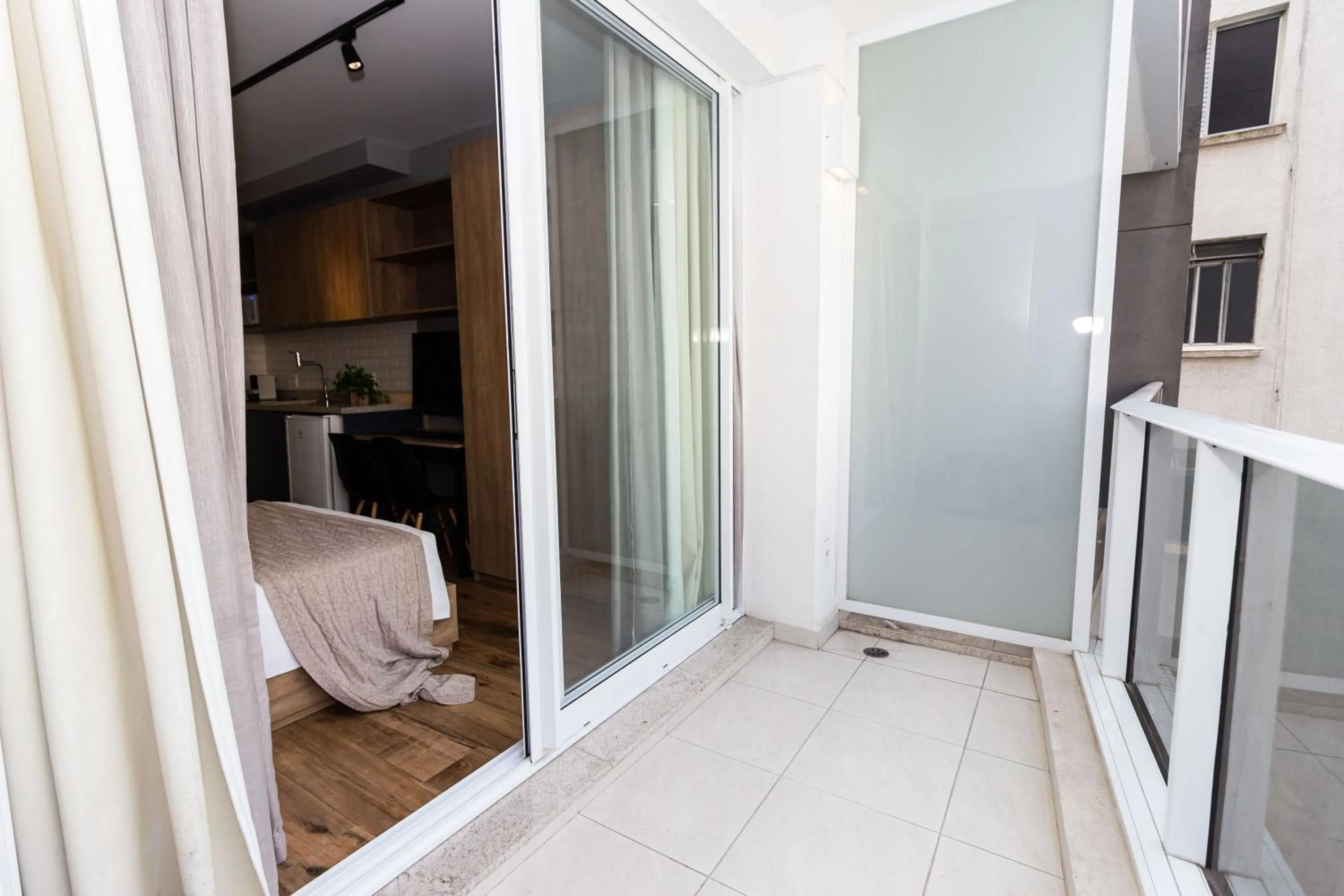 Balcony/Terrace in 360 Suítes Sé