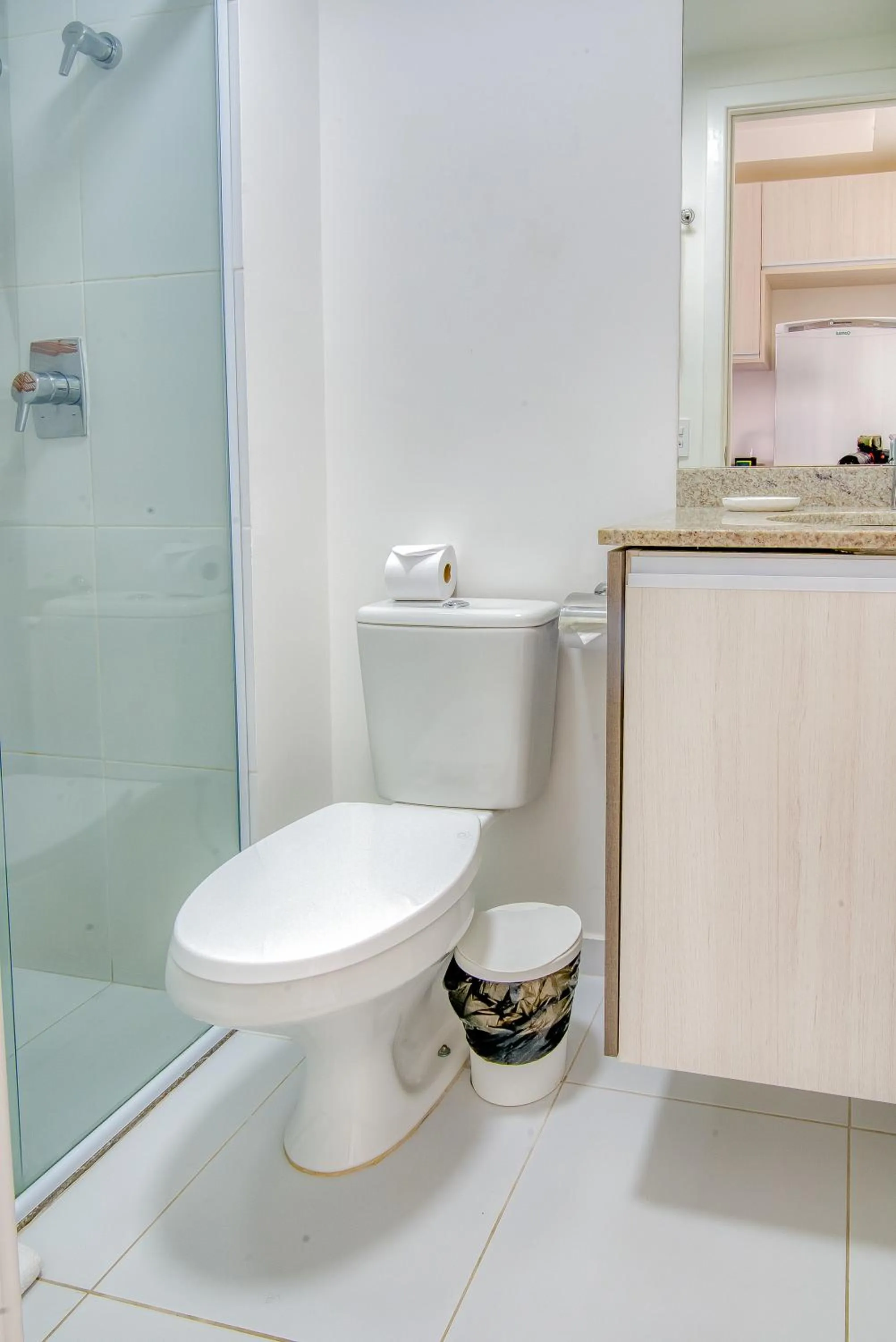 Bathroom in 360 Suítes Sé