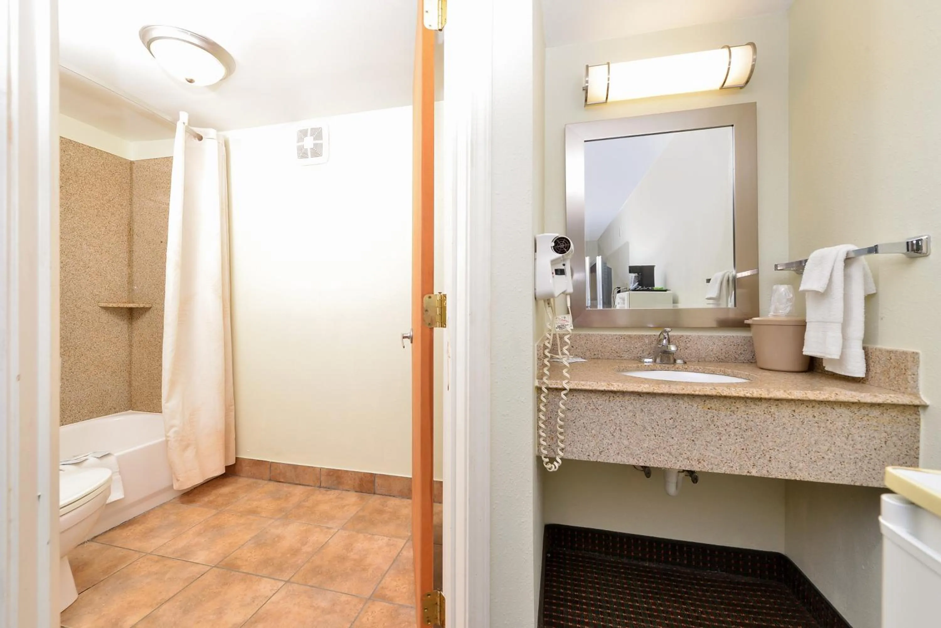 Shower in Charleston Eagle Inn