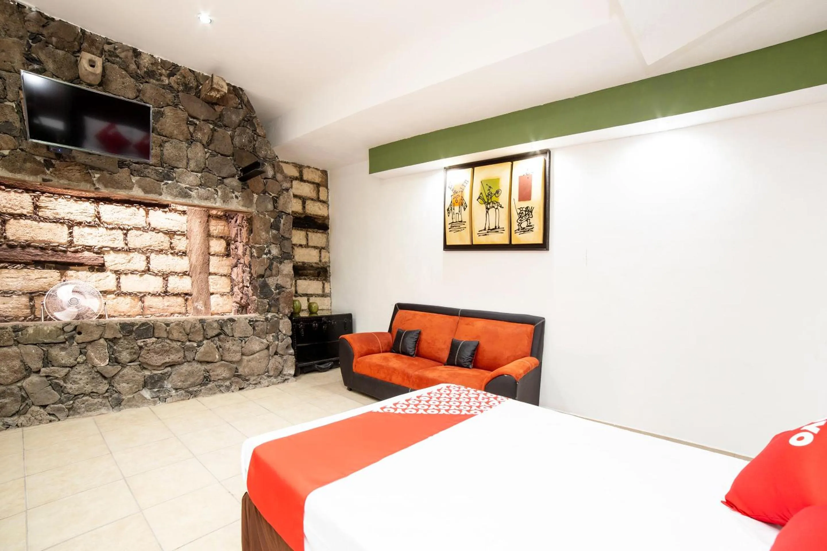 Bedroom, Bed in Hotel Villas De San Miguel Media Luna