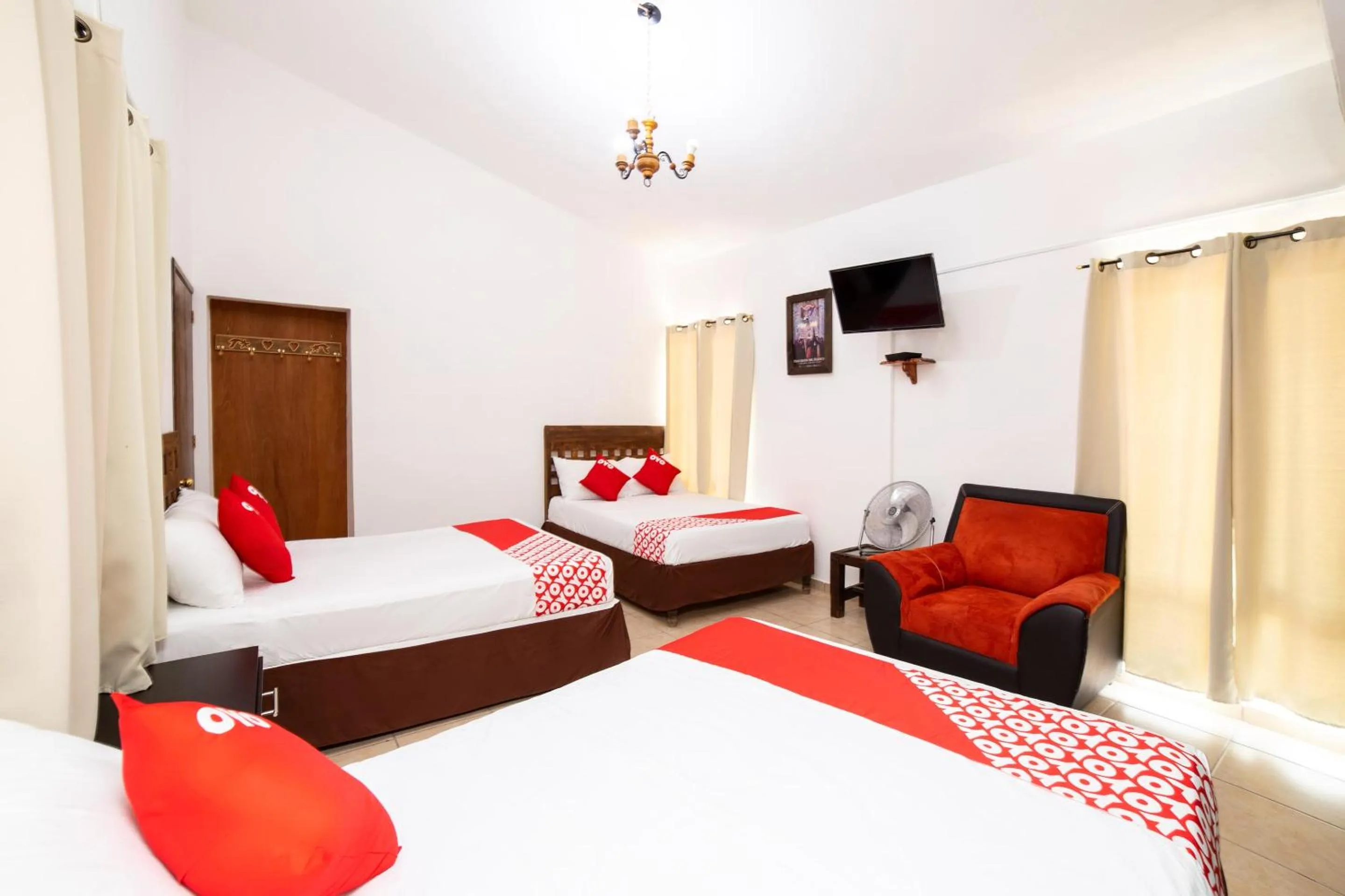 Bedroom, Bed in Hotel Villas De San Miguel Media Luna