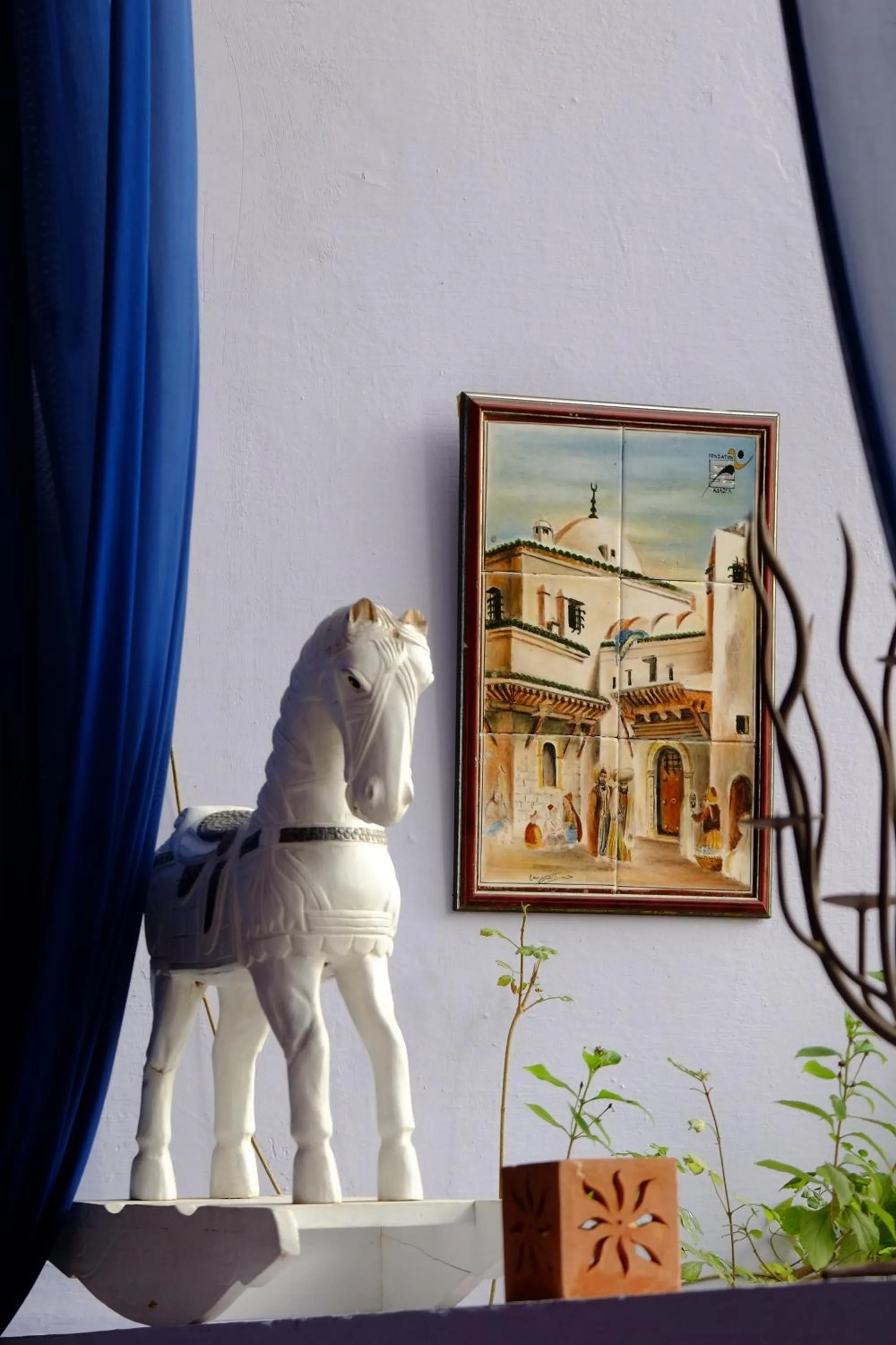 Decorative detail in Dar Omar Khayam