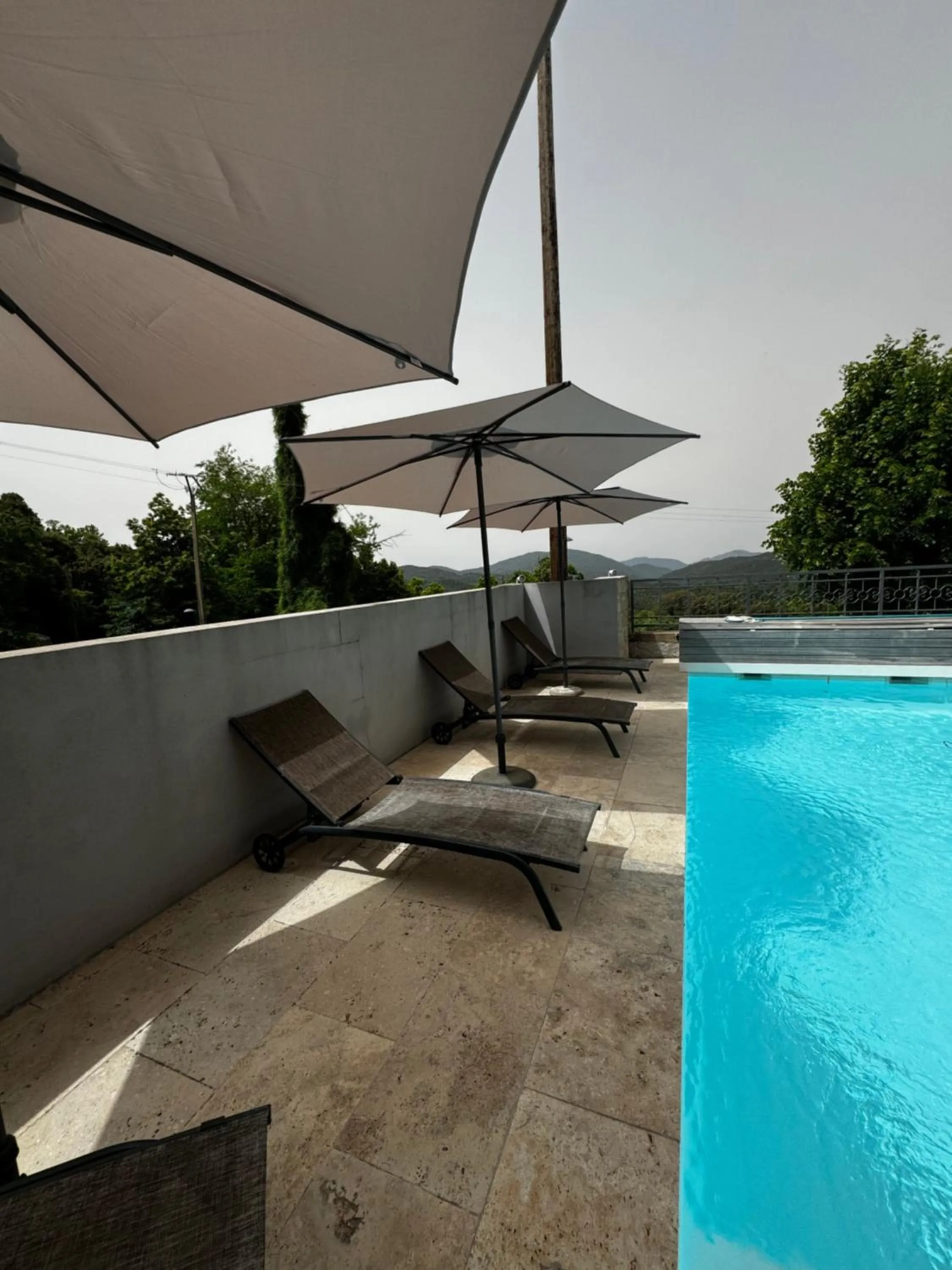 Swimming pool in Hotel Clair de Lune