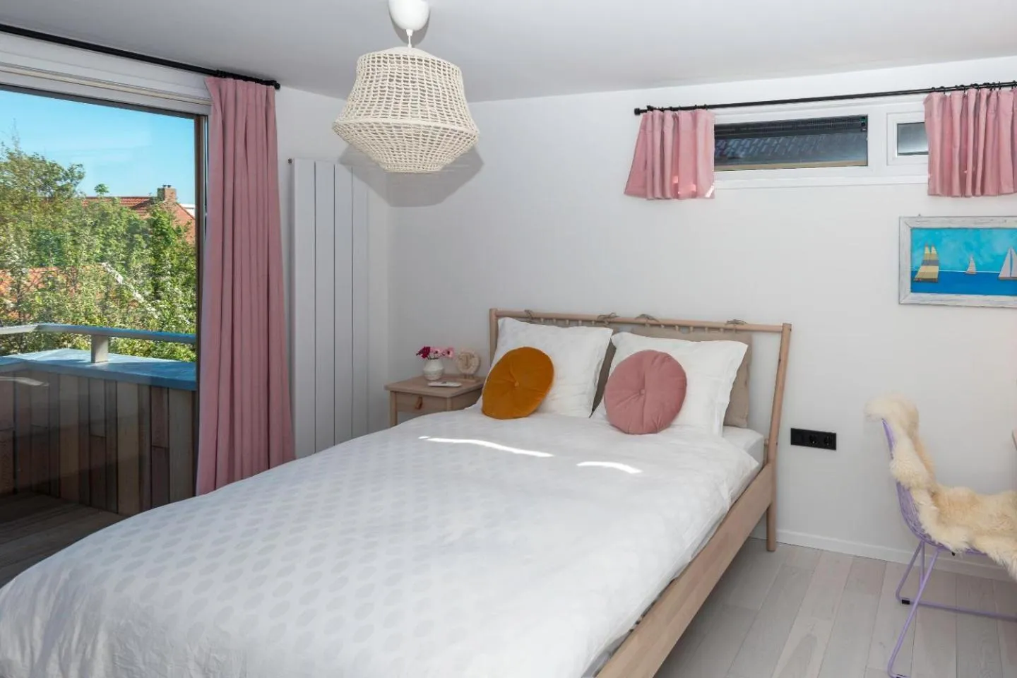 Bed in B&B Duinblick