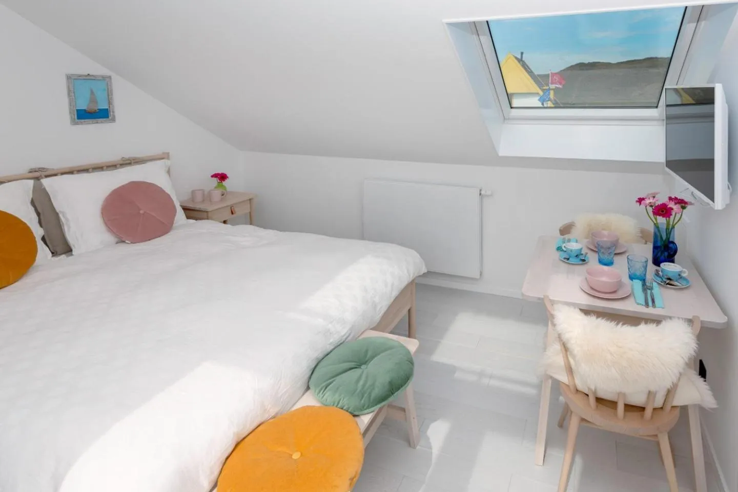 Bed in B&B Duinblick