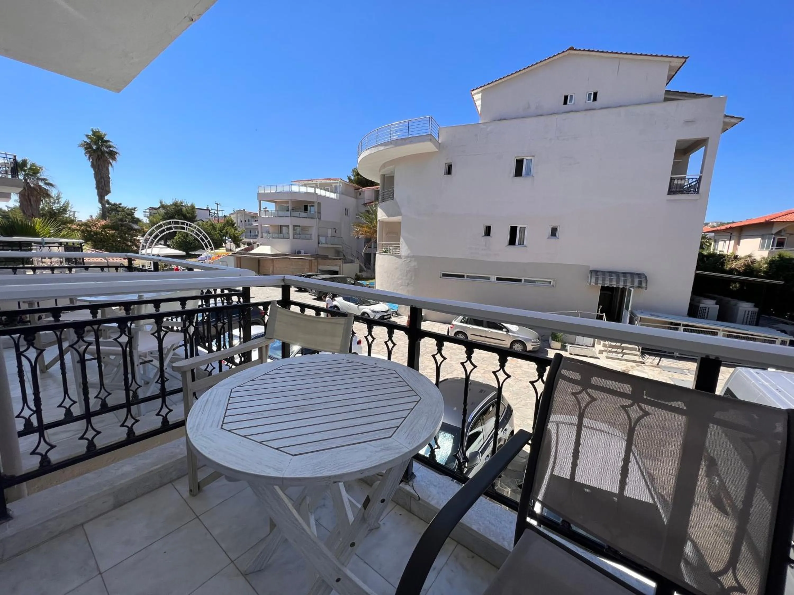 Balcony/Terrace in Hanioti GrandOtel