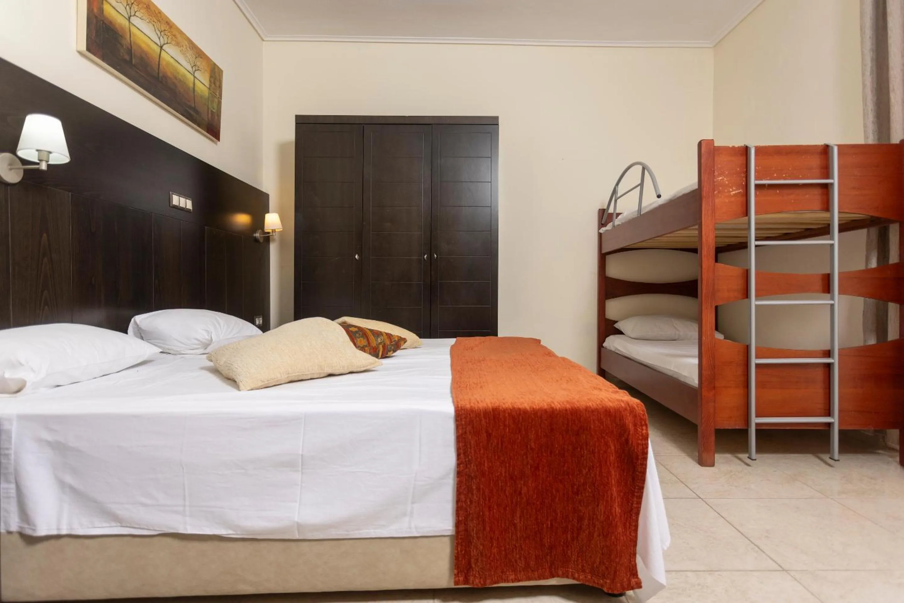 Bed in Hanioti GrandOtel