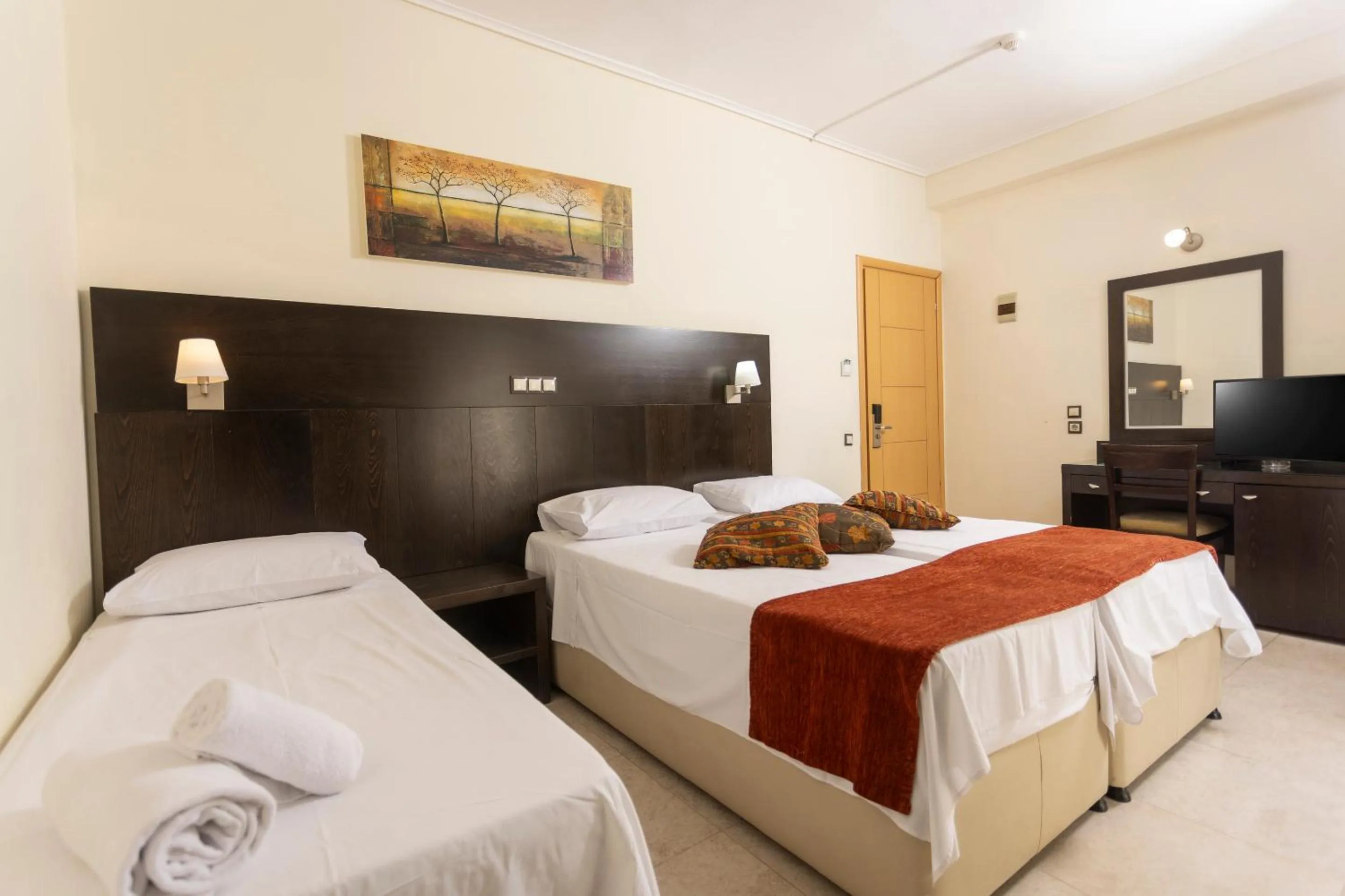 Bed in Hanioti GrandOtel