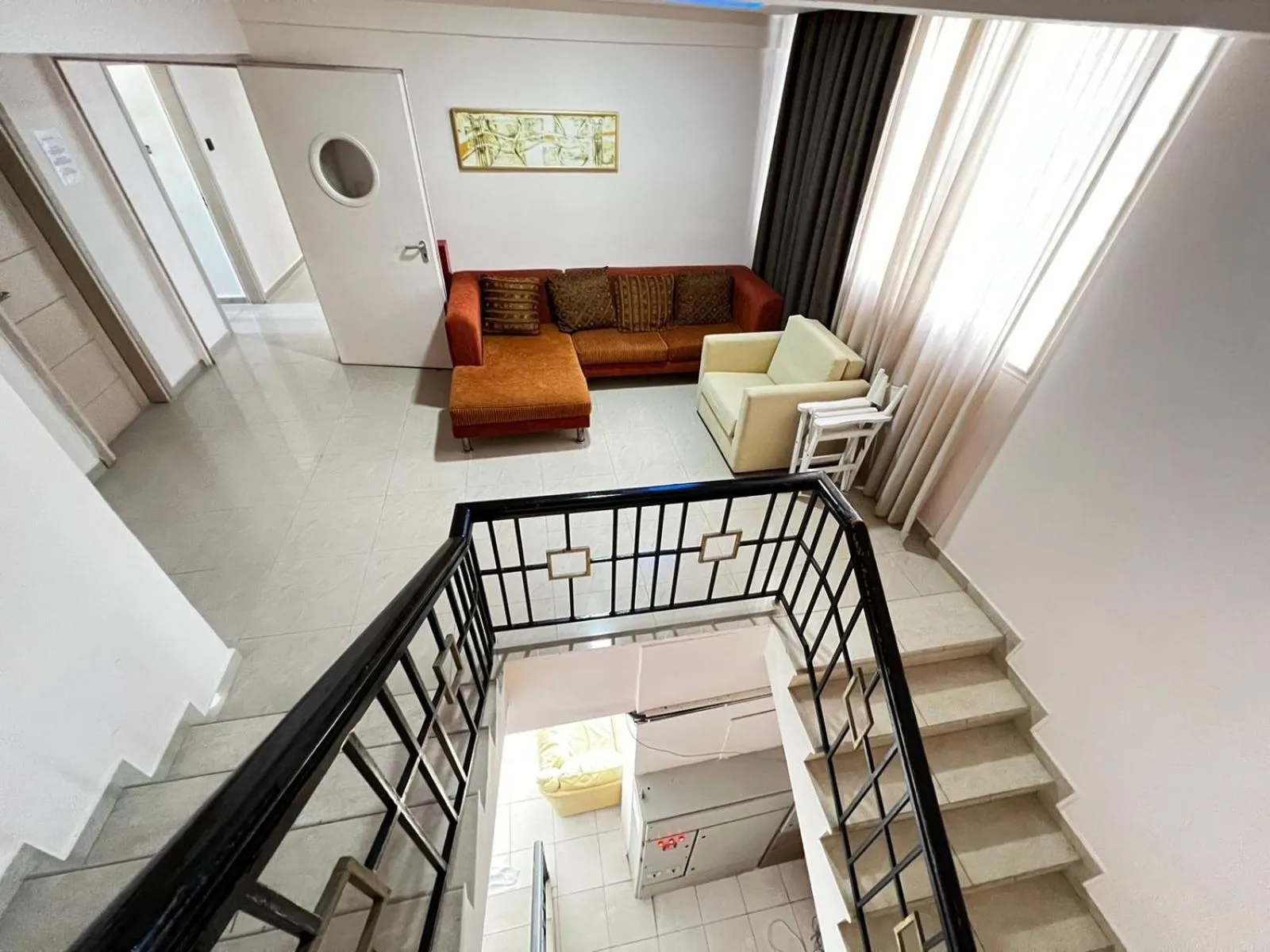 Seating area in Hanioti GrandOtel