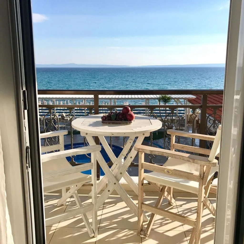 Balcony/Terrace in Hanioti GrandOtel