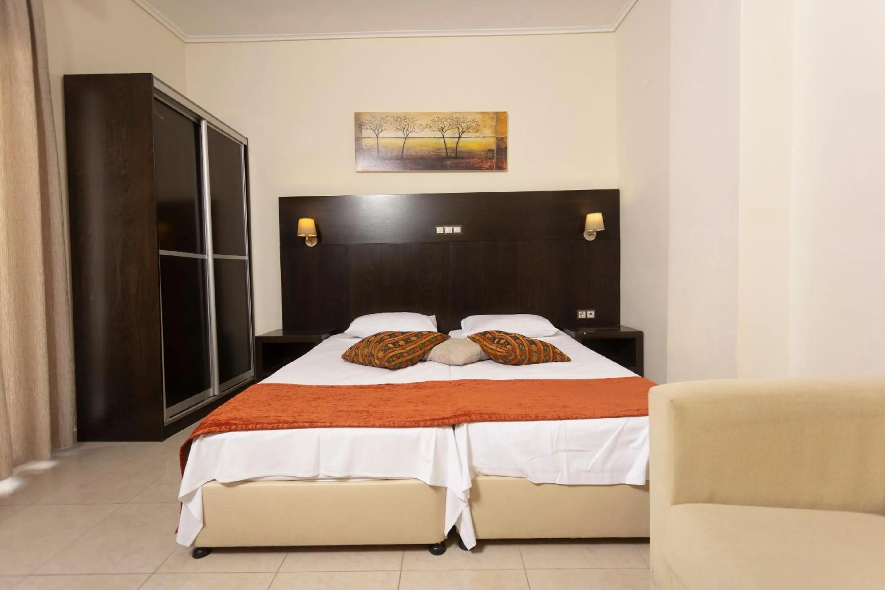 Bed in Hanioti GrandOtel