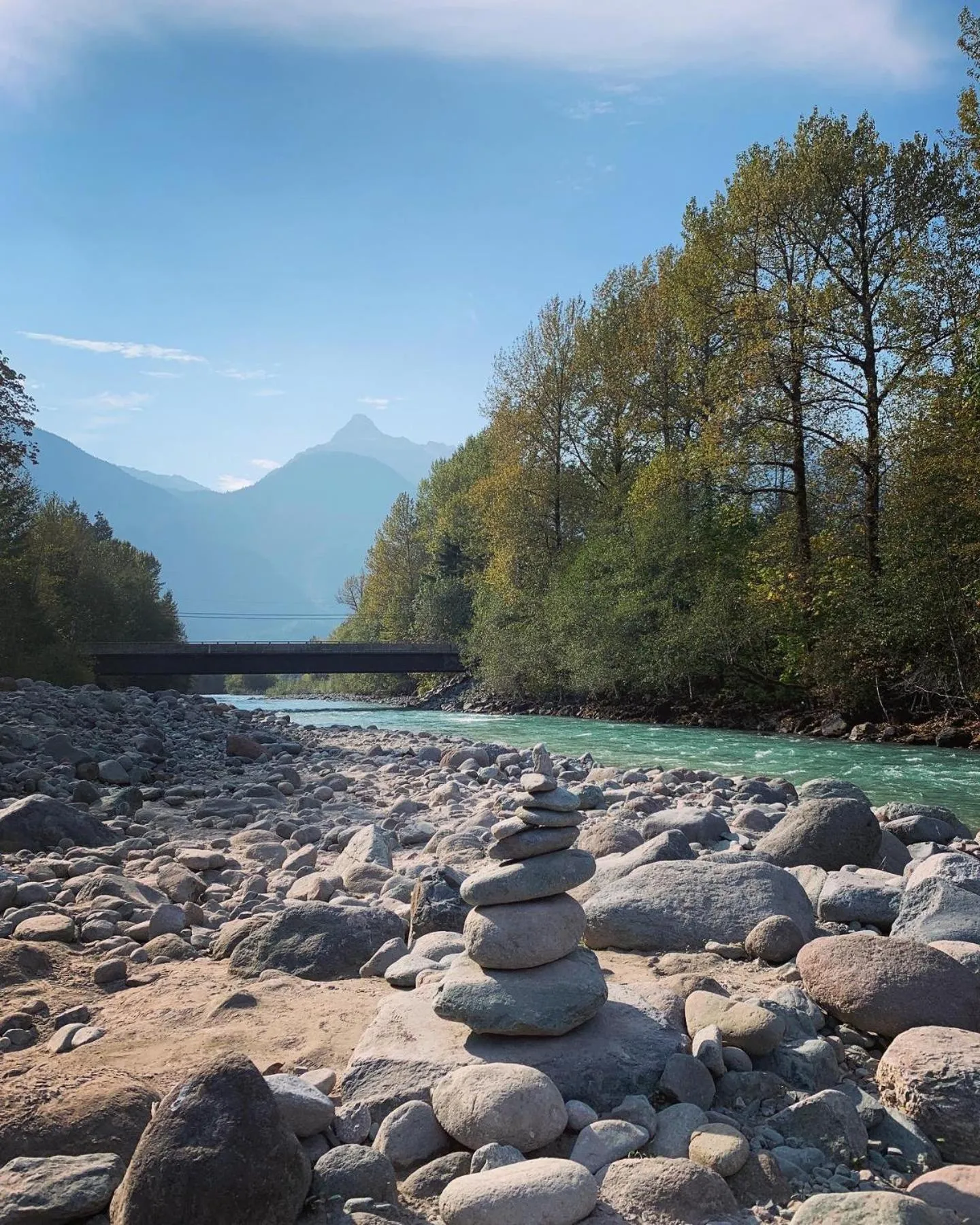 River view in Sunwolf Riverside Cabins