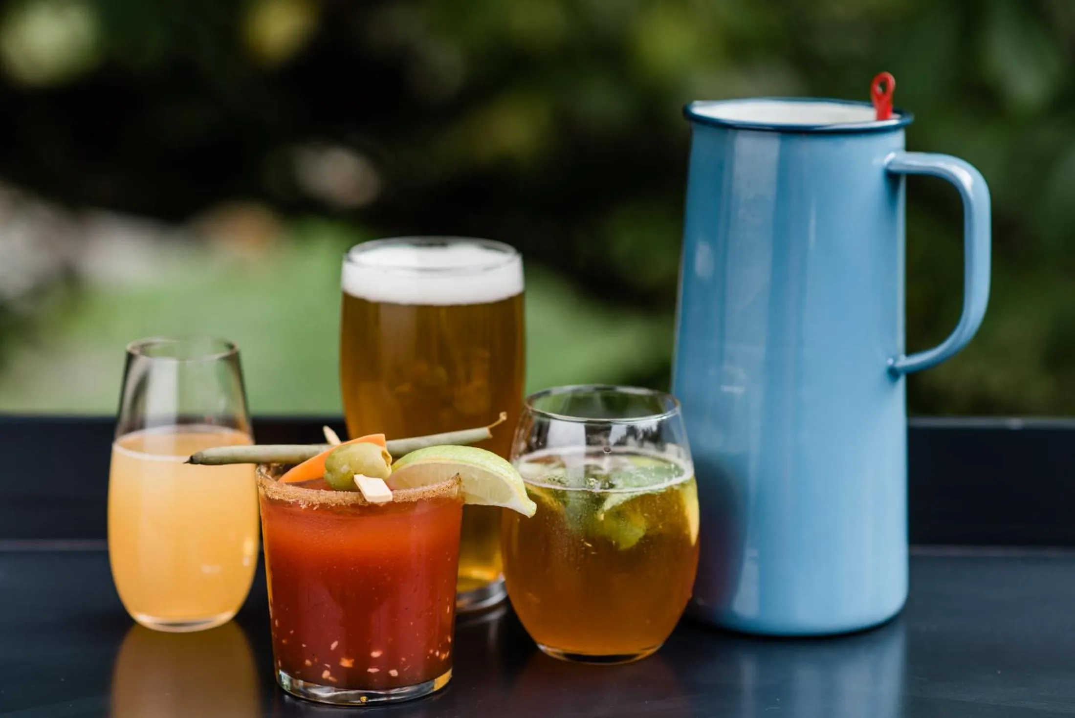 Drinks in Sunwolf Riverside Cabins