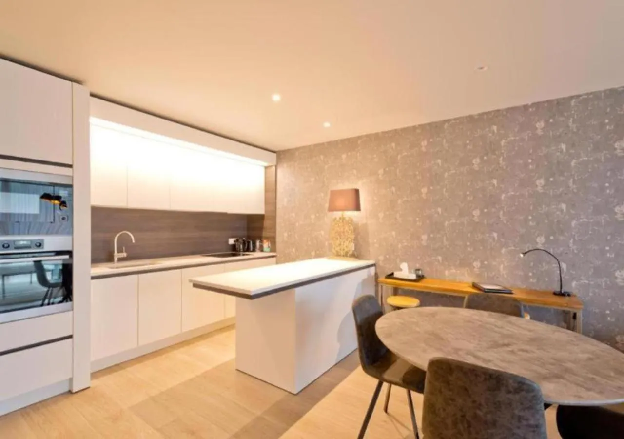 Kitchen or kitchenette in Acropolis - Luxury Appartments I Hotelservice and parking