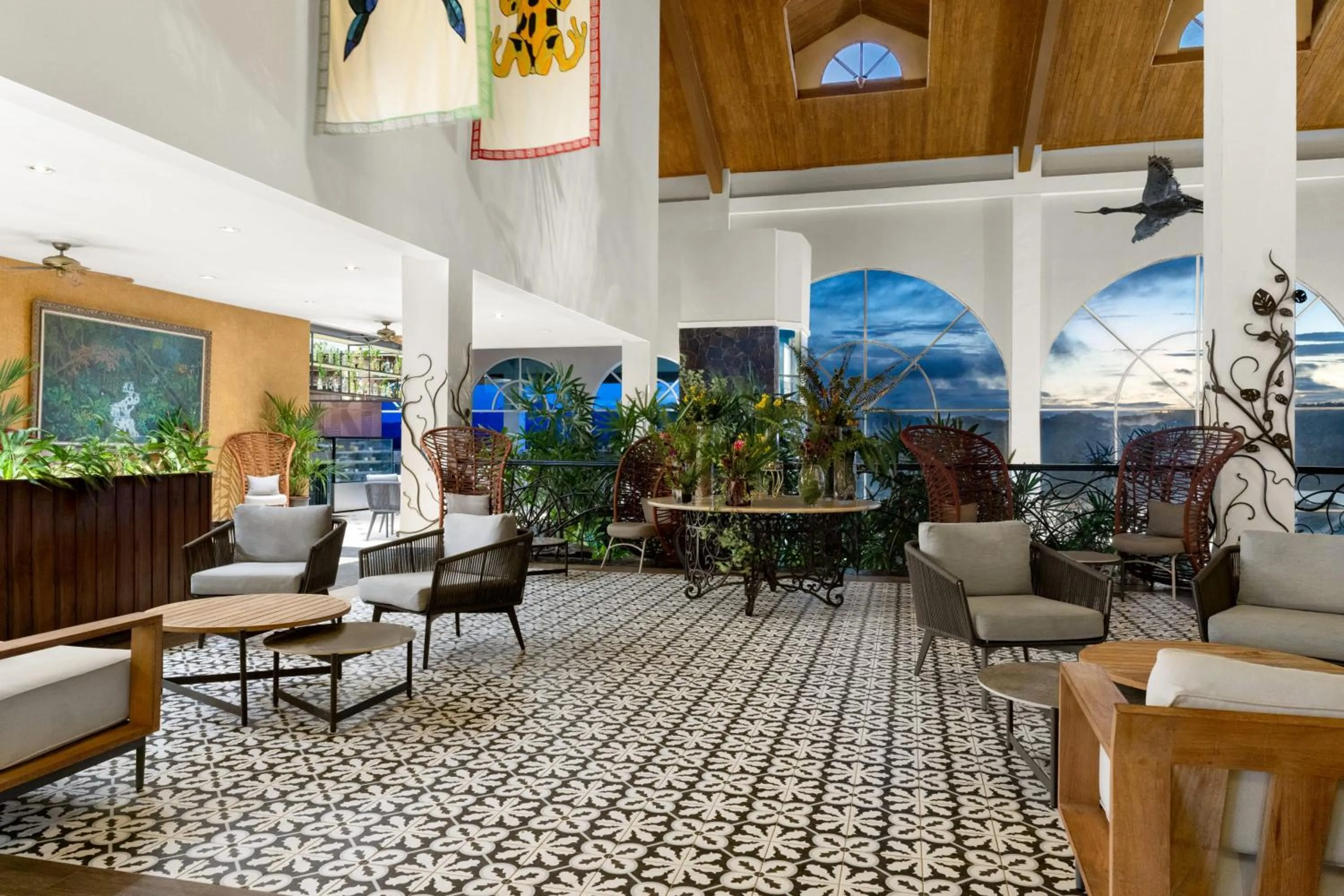 Seating area in Gamboa Rainforest Reserve