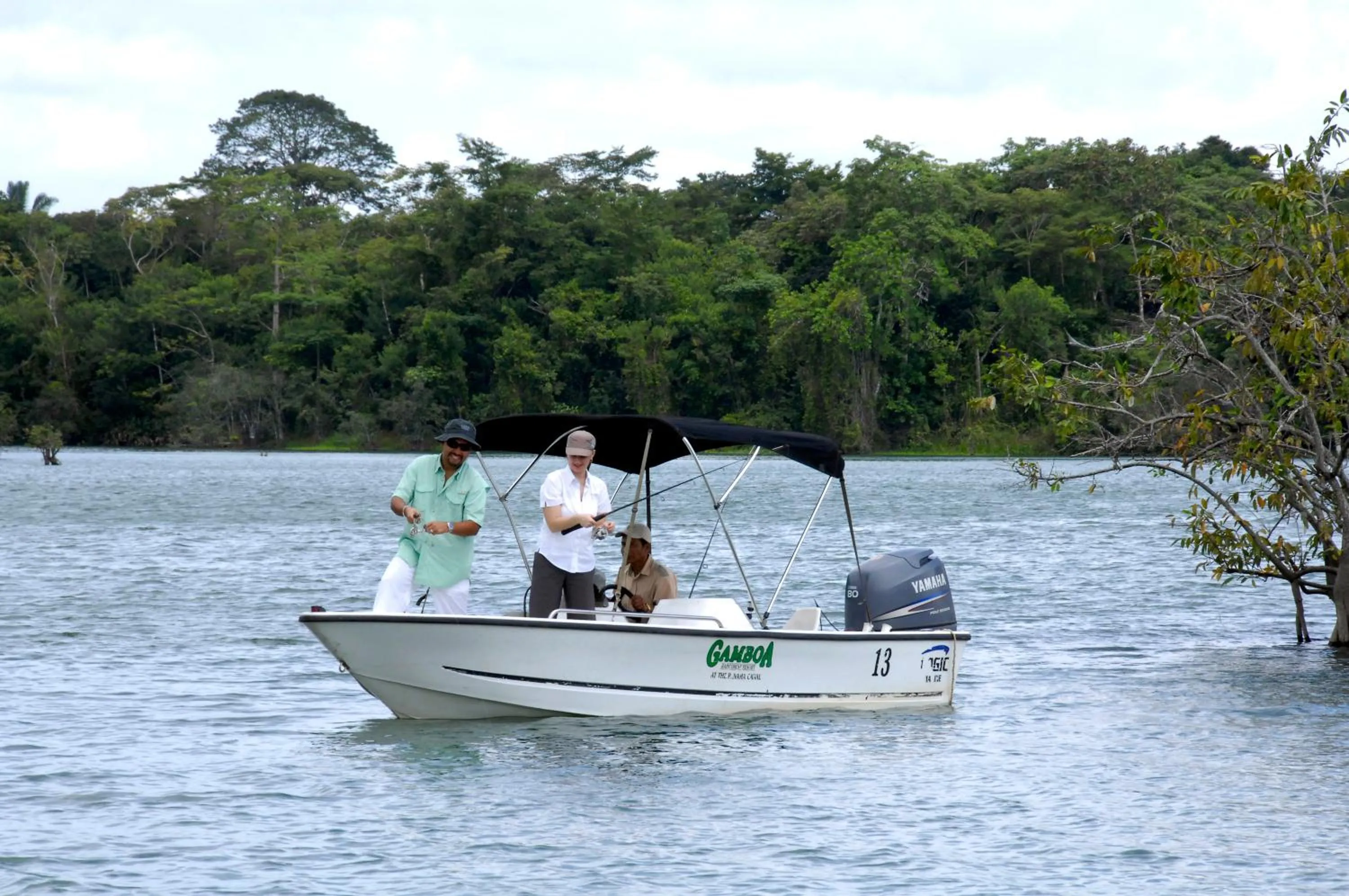 Fishing in Gamboa Rainforest Reserve