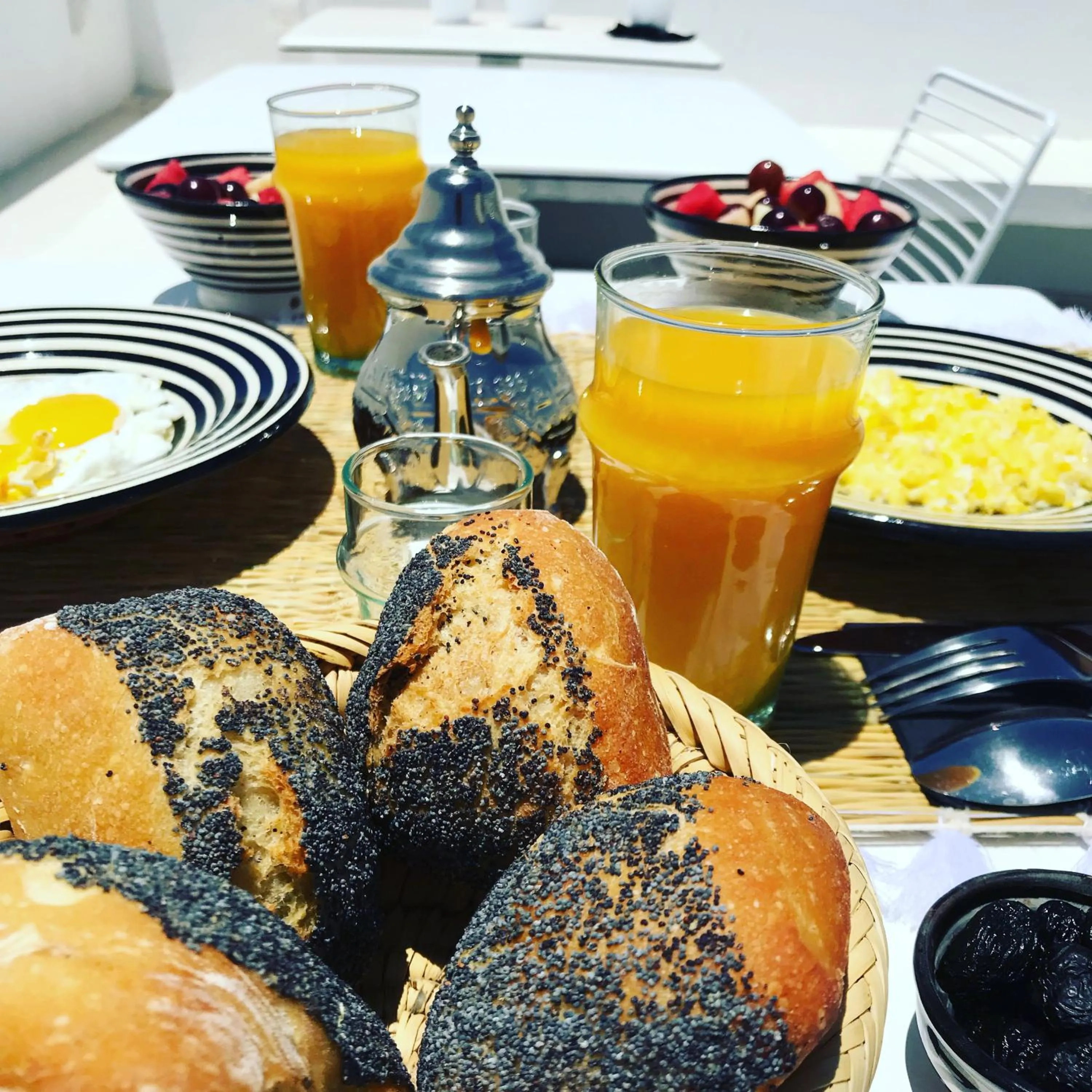 Breakfast in Riad Aïcha Kitchen