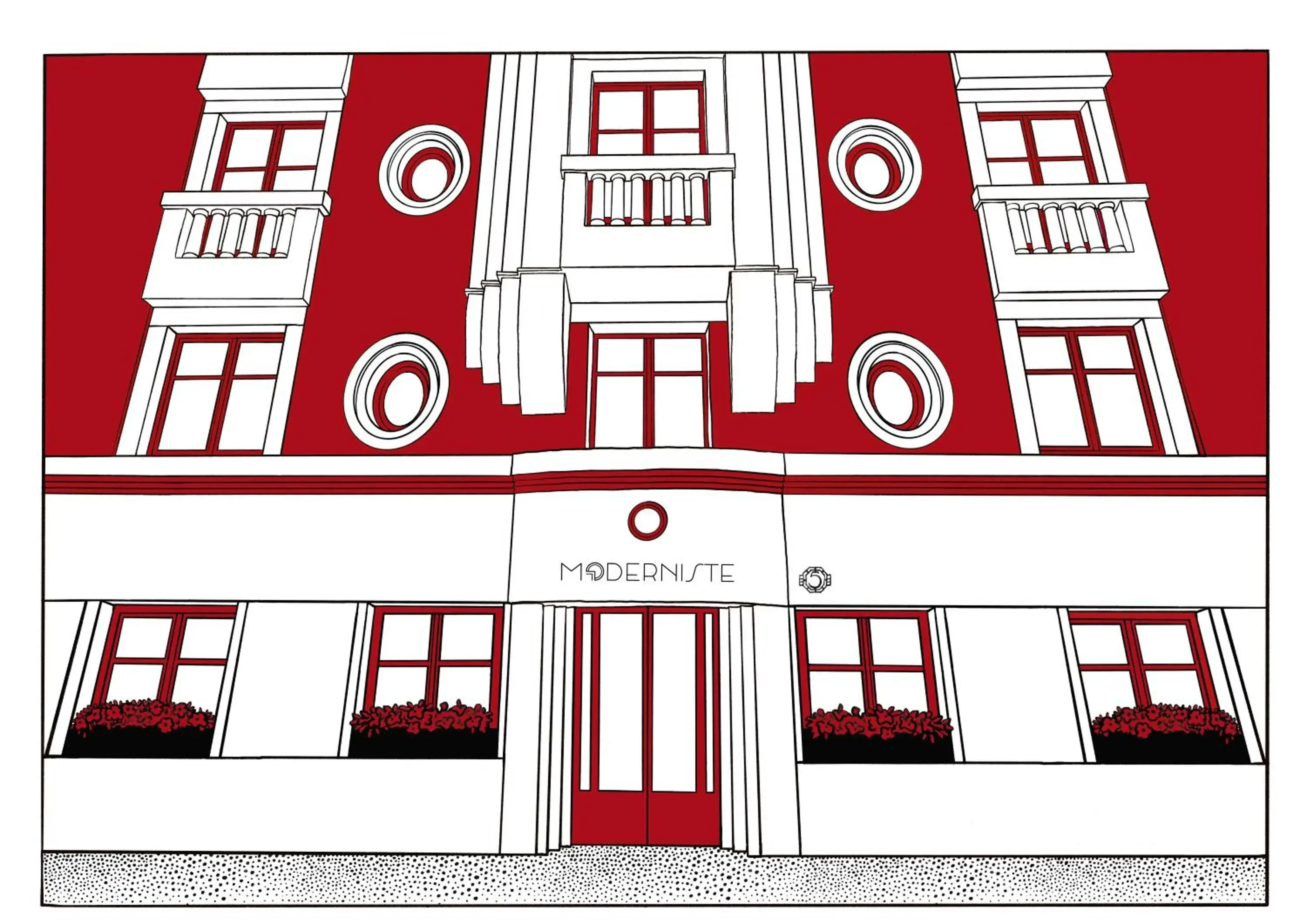 Property building in Hôtel Moderniste Property building in Hôtel Moderniste