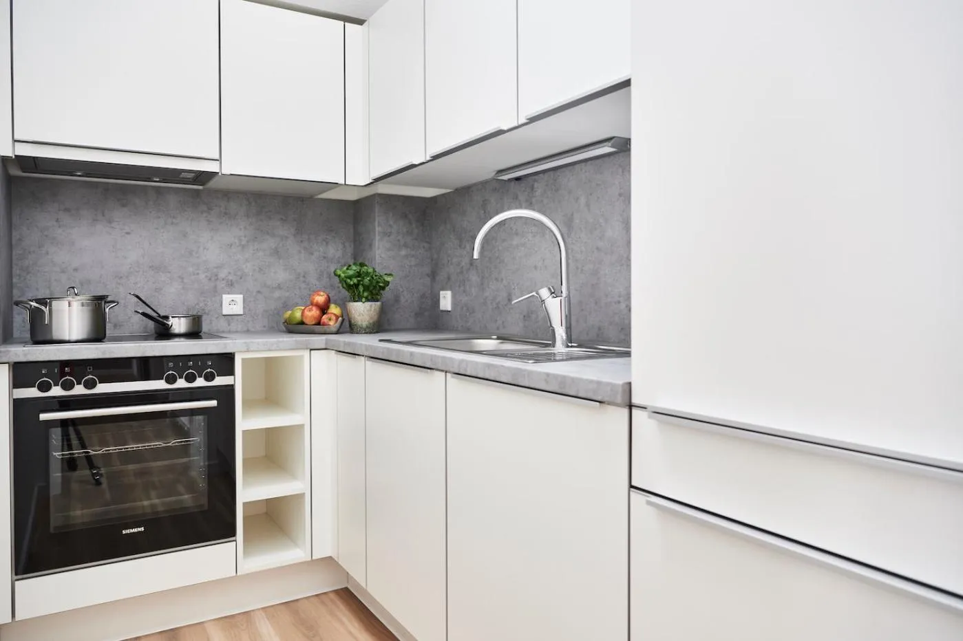 Kitchen or kitchenette in Boardinghome Oldenburg
