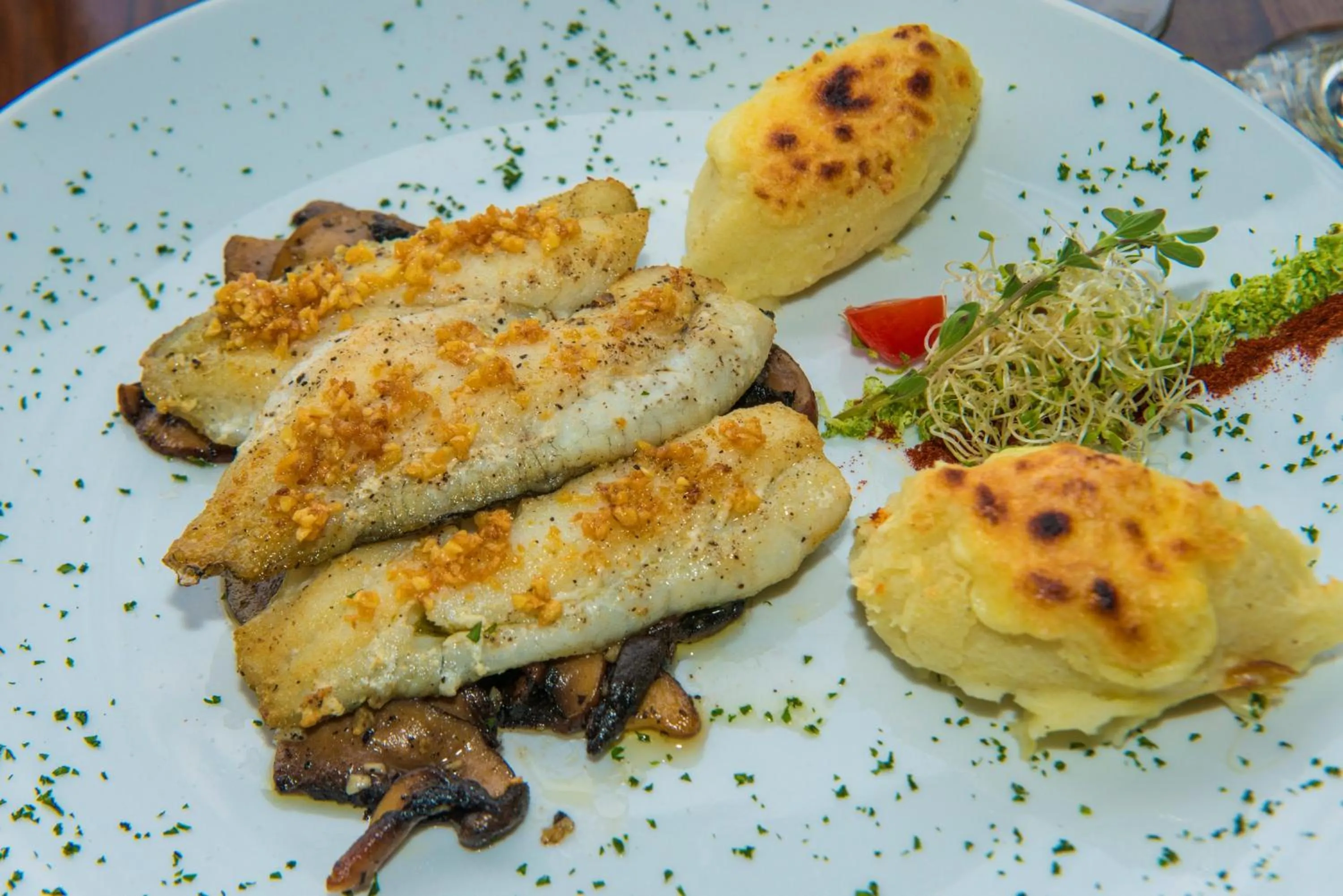 Food in Las Lagunas Boutique Hotel