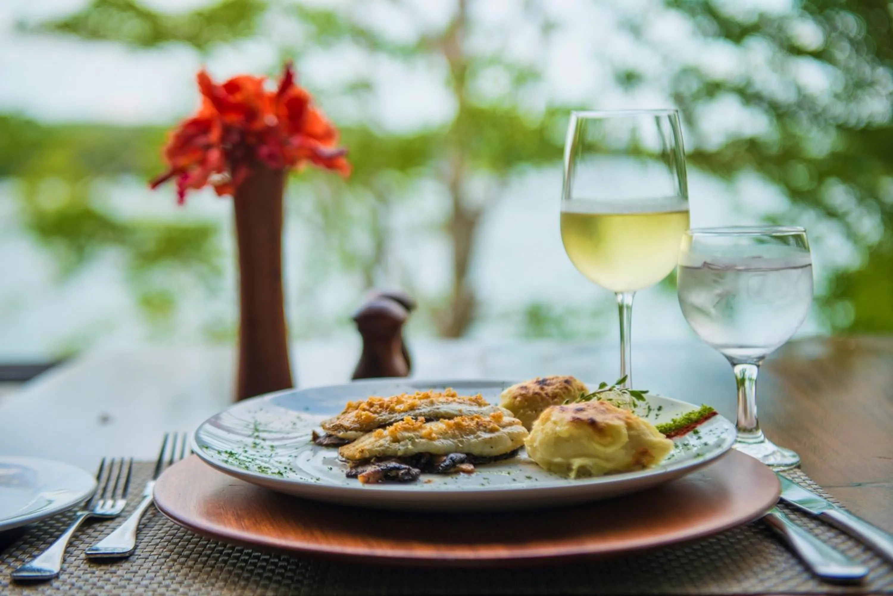 Food in Las Lagunas Boutique Hotel