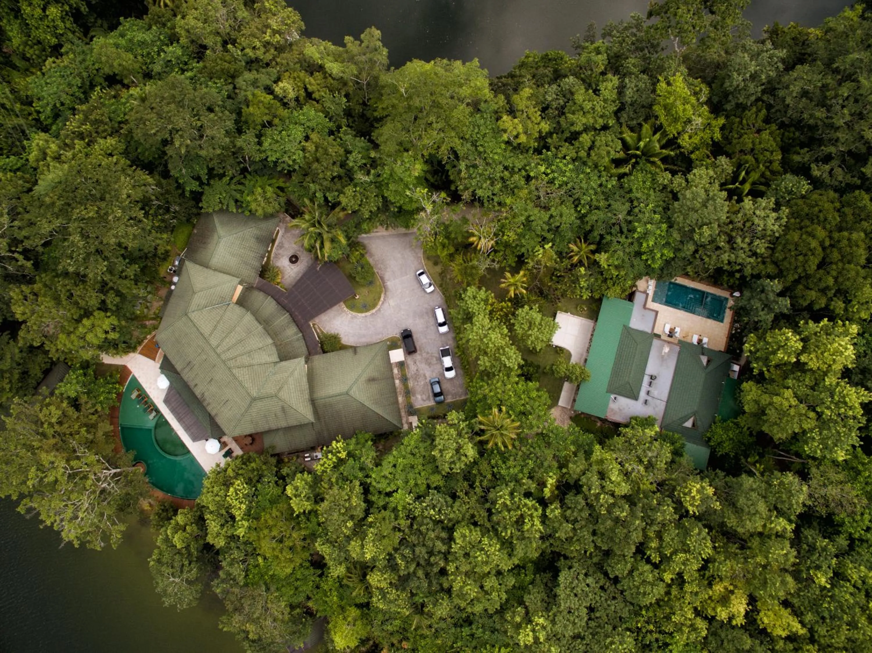 Bird's eye view in Las Lagunas Boutique Hotel