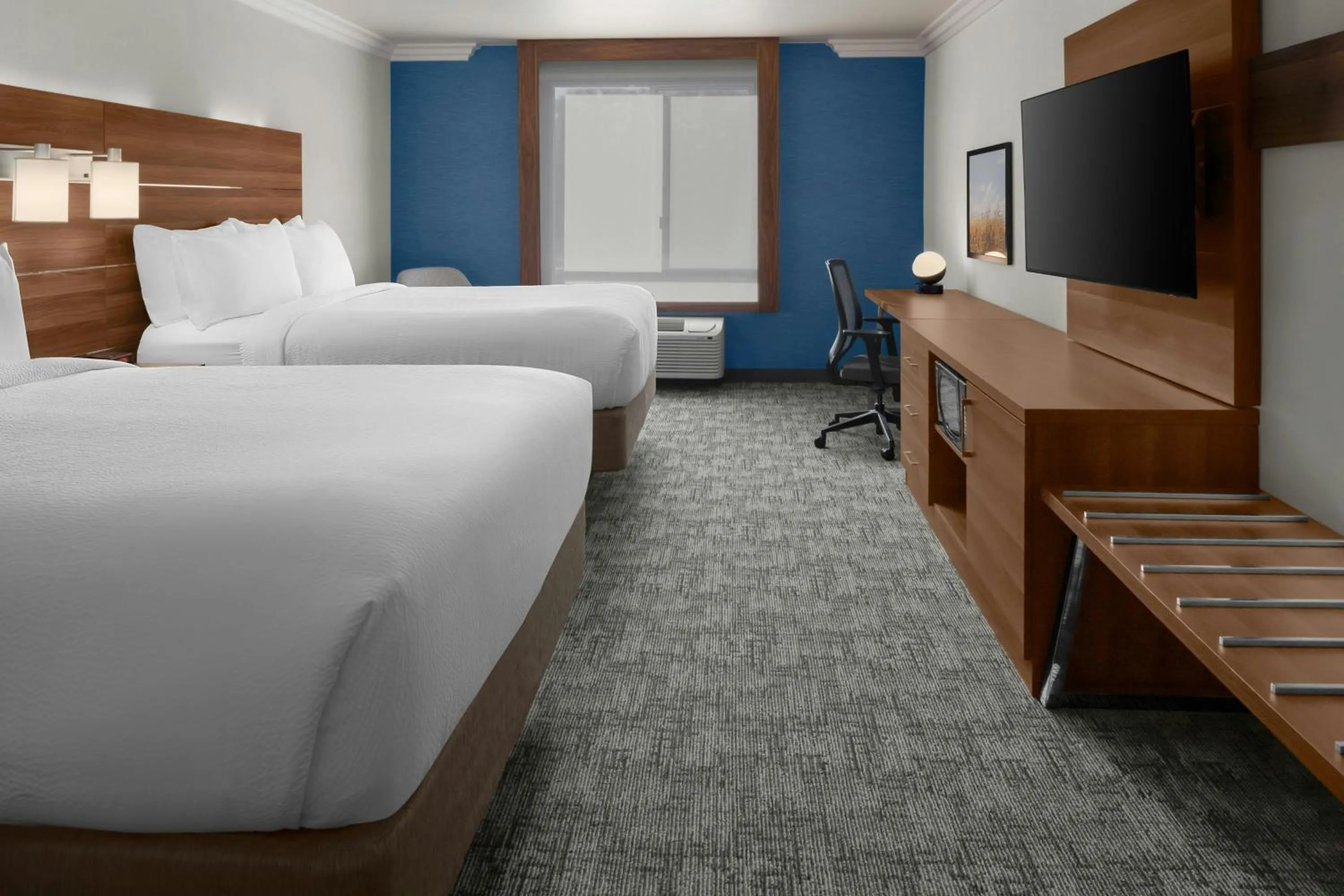 Photo of the whole room, Bed in City Express By Marriott Rancho Cucamonga
