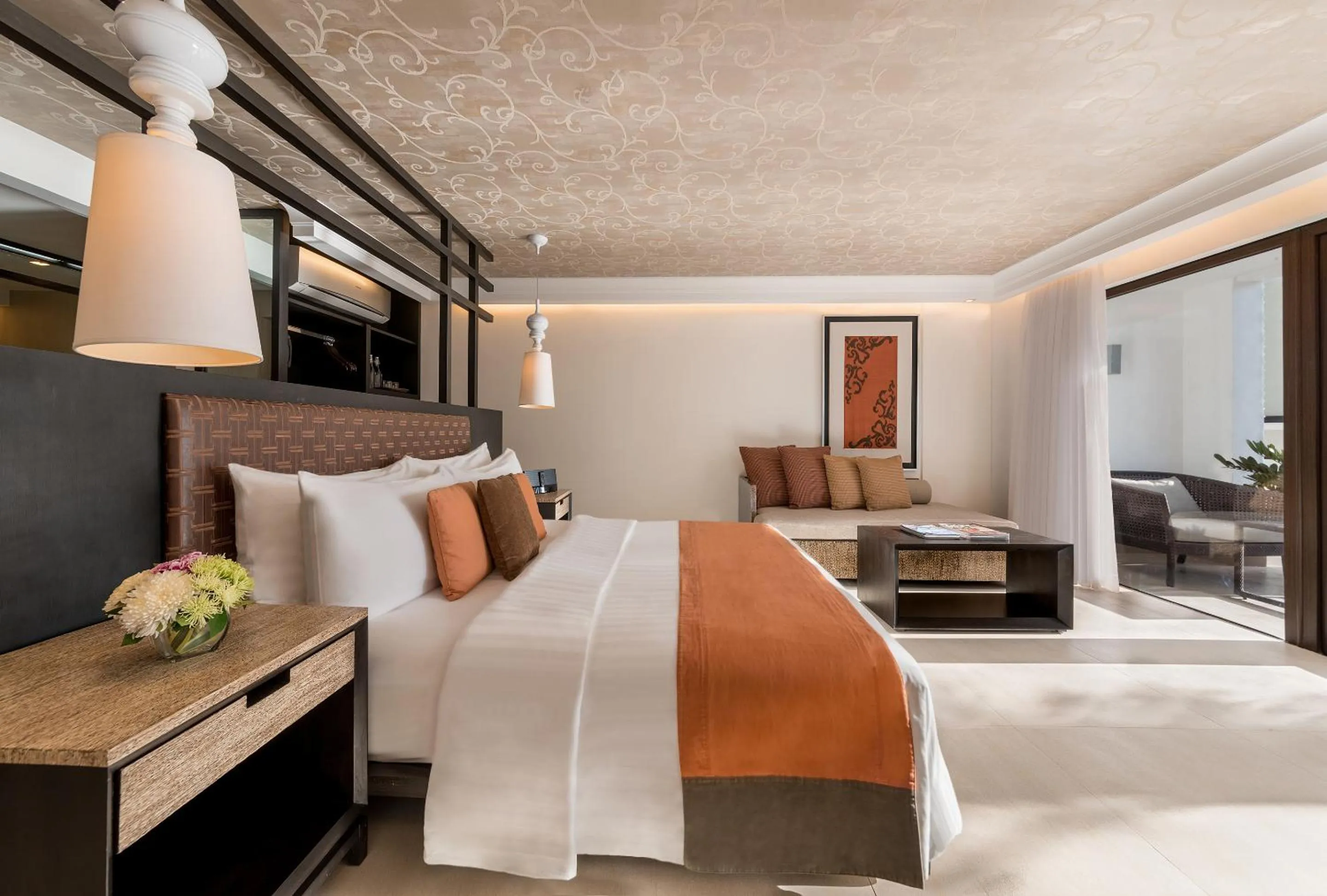 Decorative detail, Bed in The District Boracay