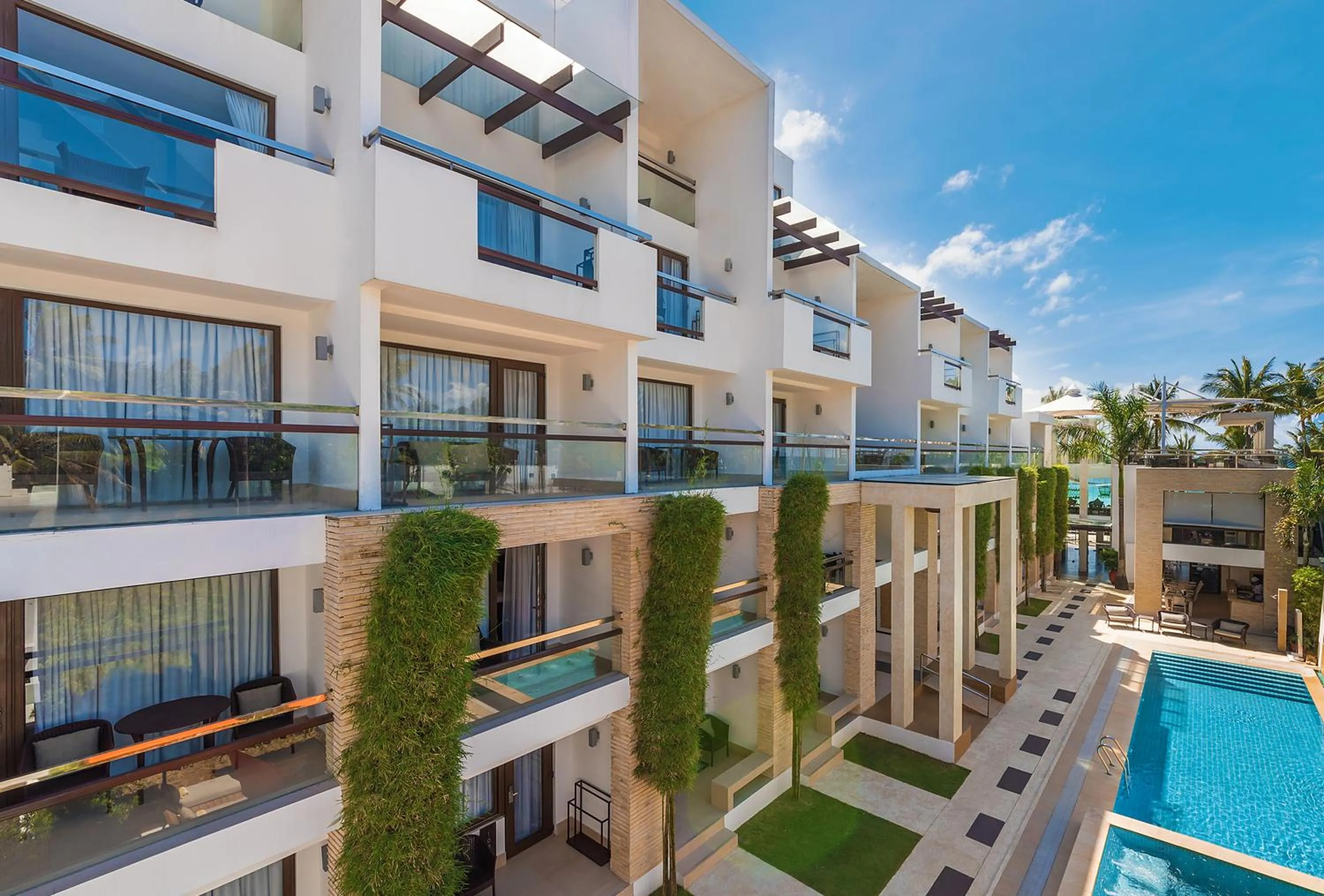 Property building in The District Boracay