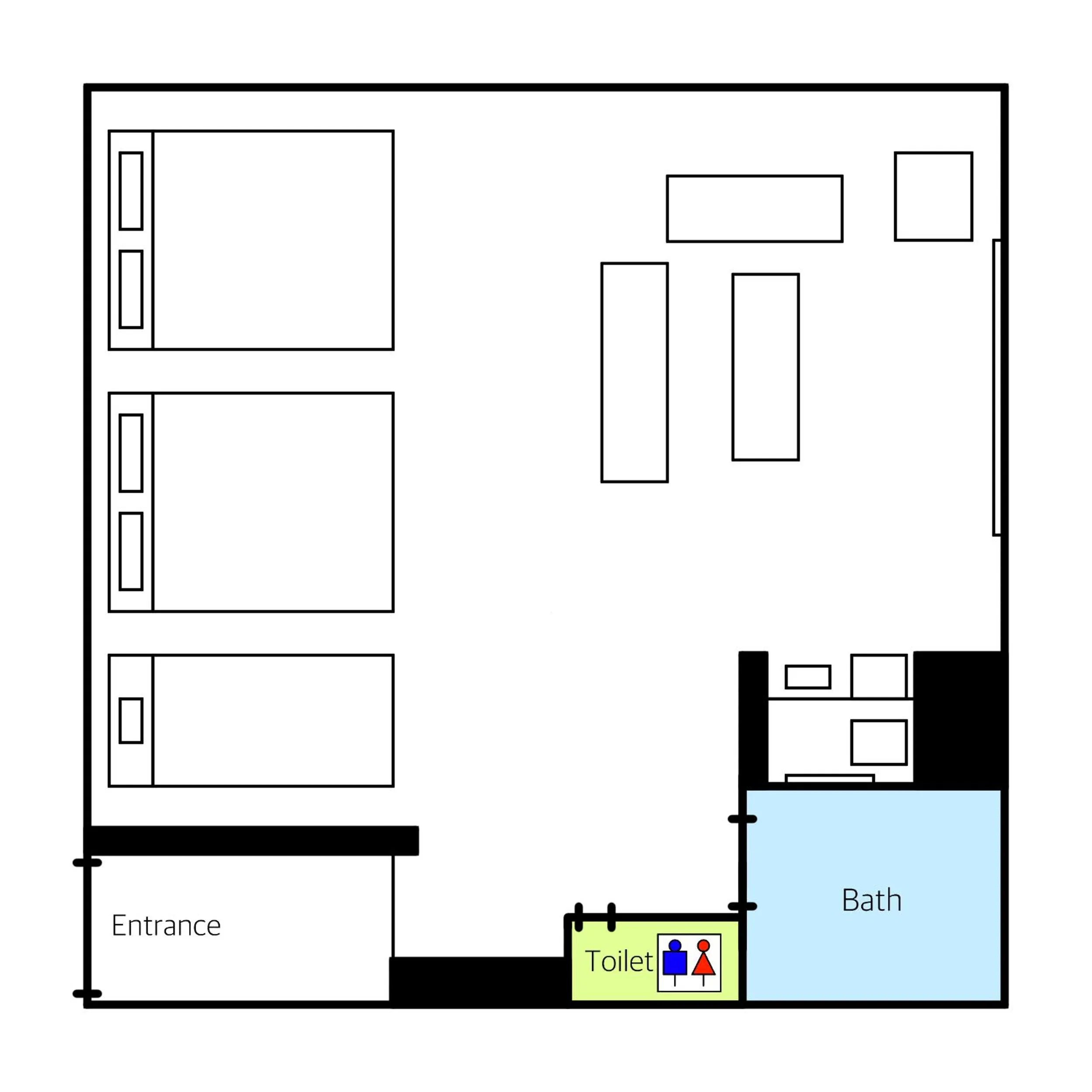 Floor plan in HOTEL COCON