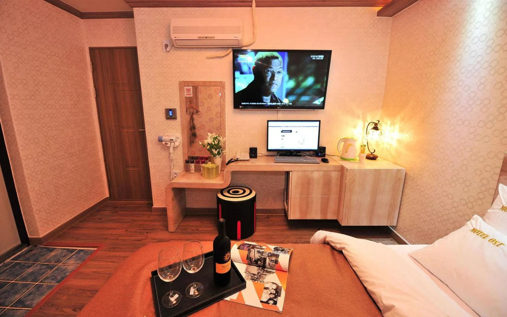 Bed in Inje OST Motel