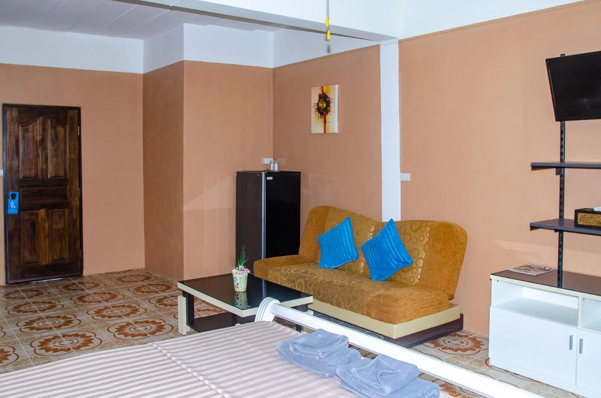 Seating area in Allstar Guesthouse