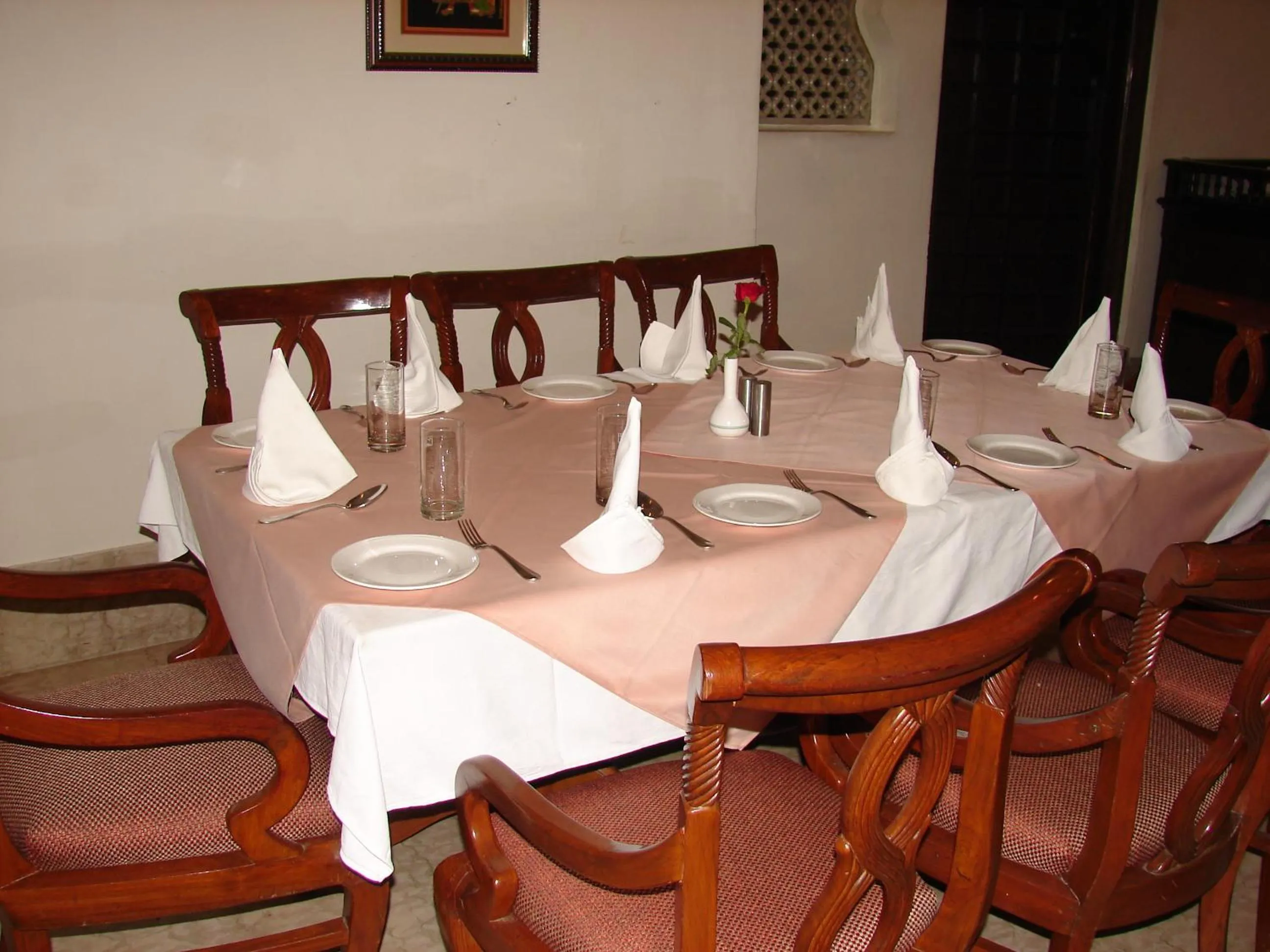 Dining area in Mansingh Palace, Ajmer