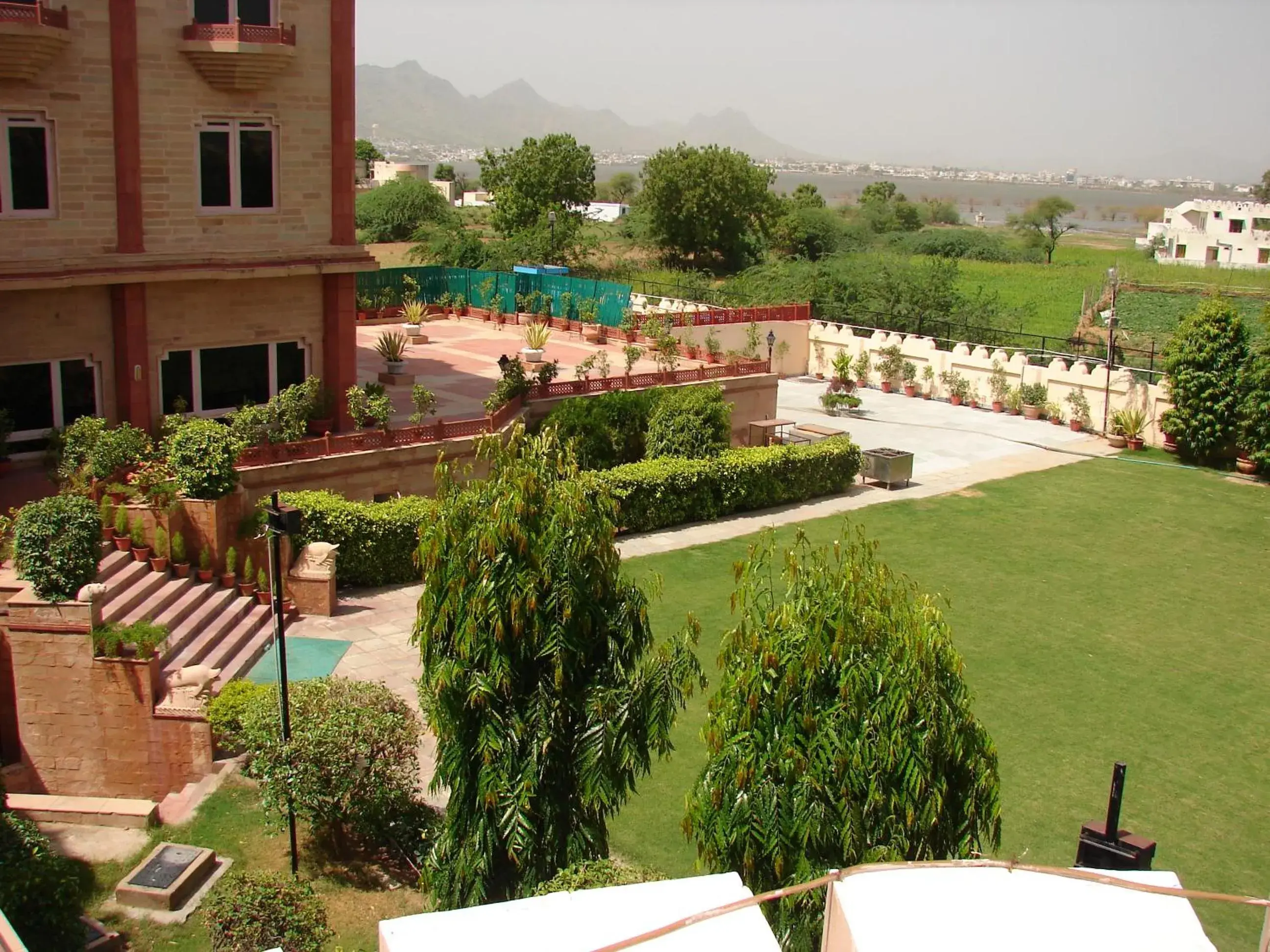Garden view in Mansingh Palace, Ajmer Garden view in Mansingh Palace, Ajmer