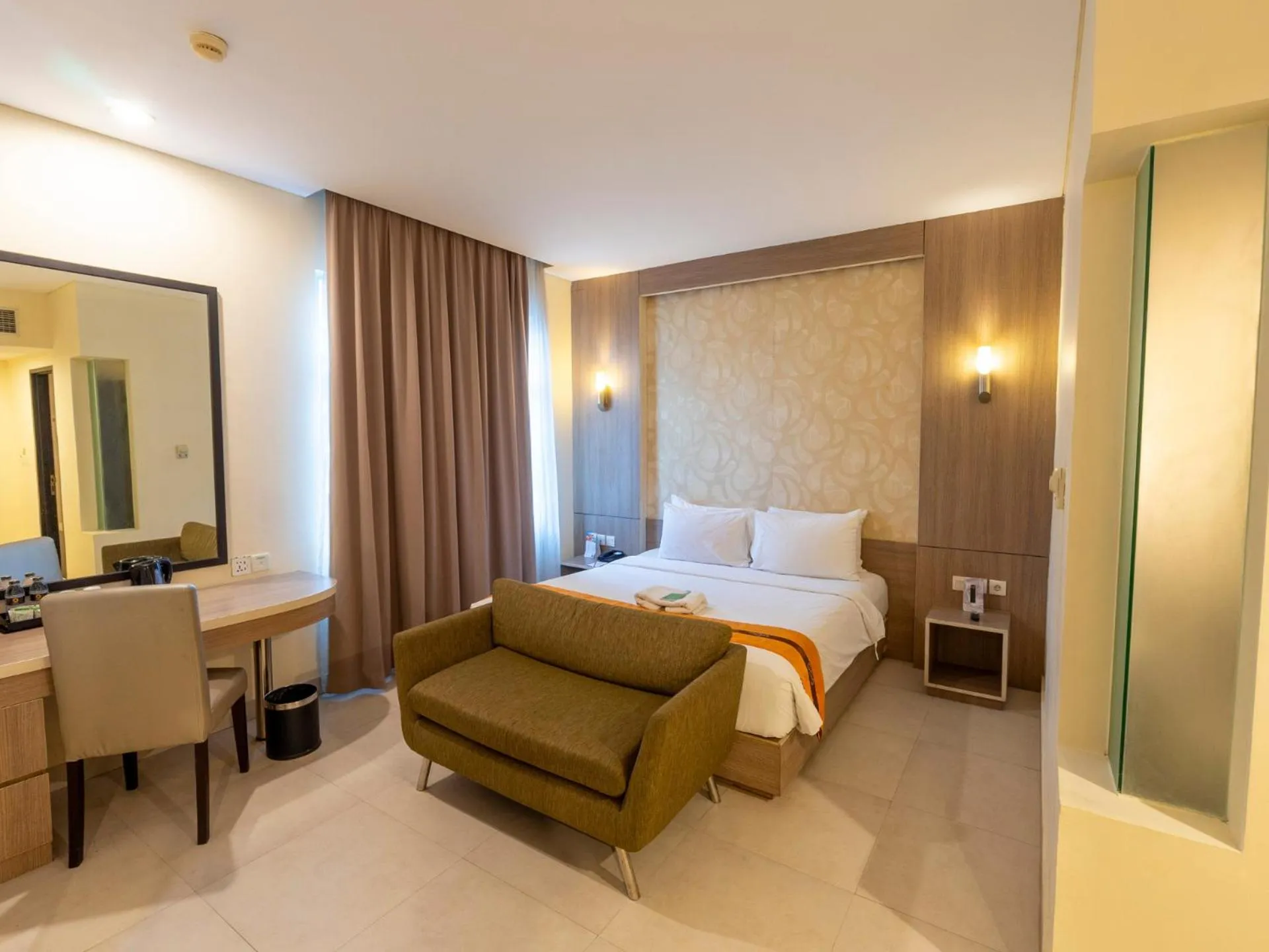 Bed in Oria Hotel Jakarta