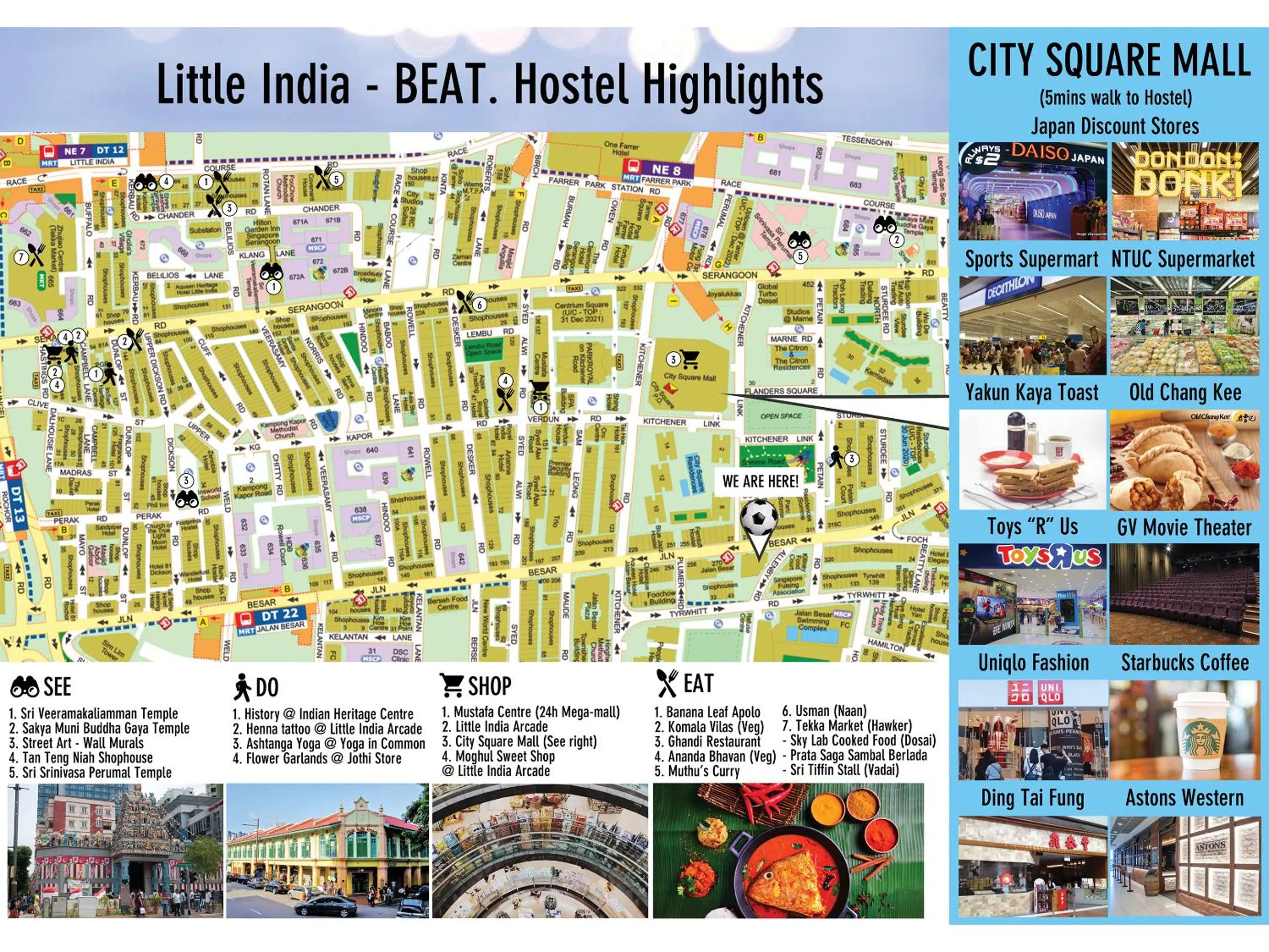 Neighbourhood in BEAT. Sports Hostel