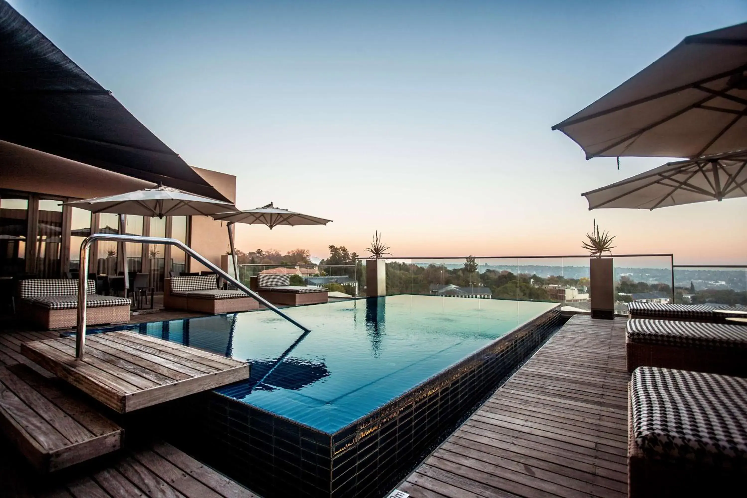 Pool view in Southern Sun Hyde Park Sandton Pool view in Southern Sun Hyde Park Sandton