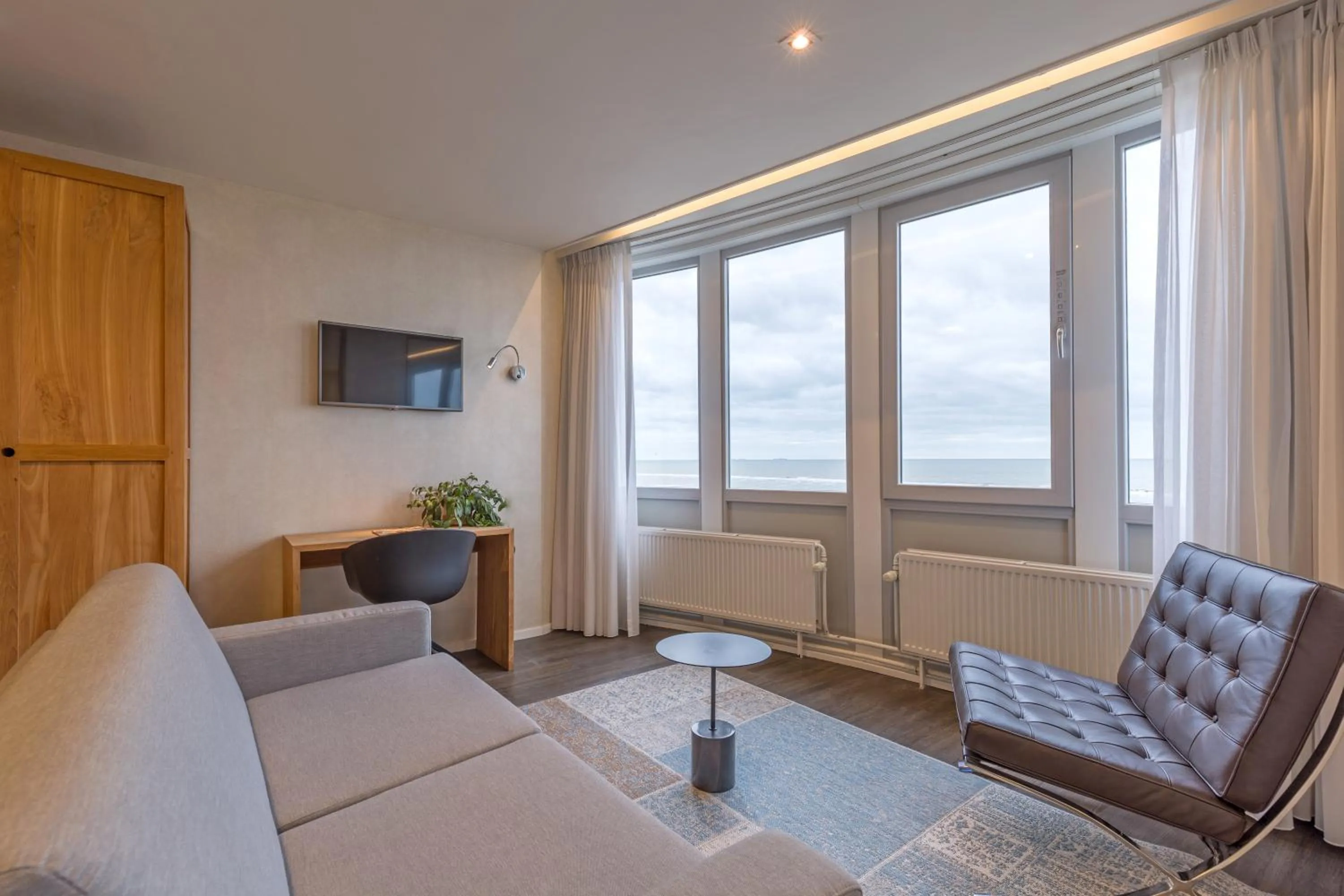 Seating area in Hotel de Baak Seaside