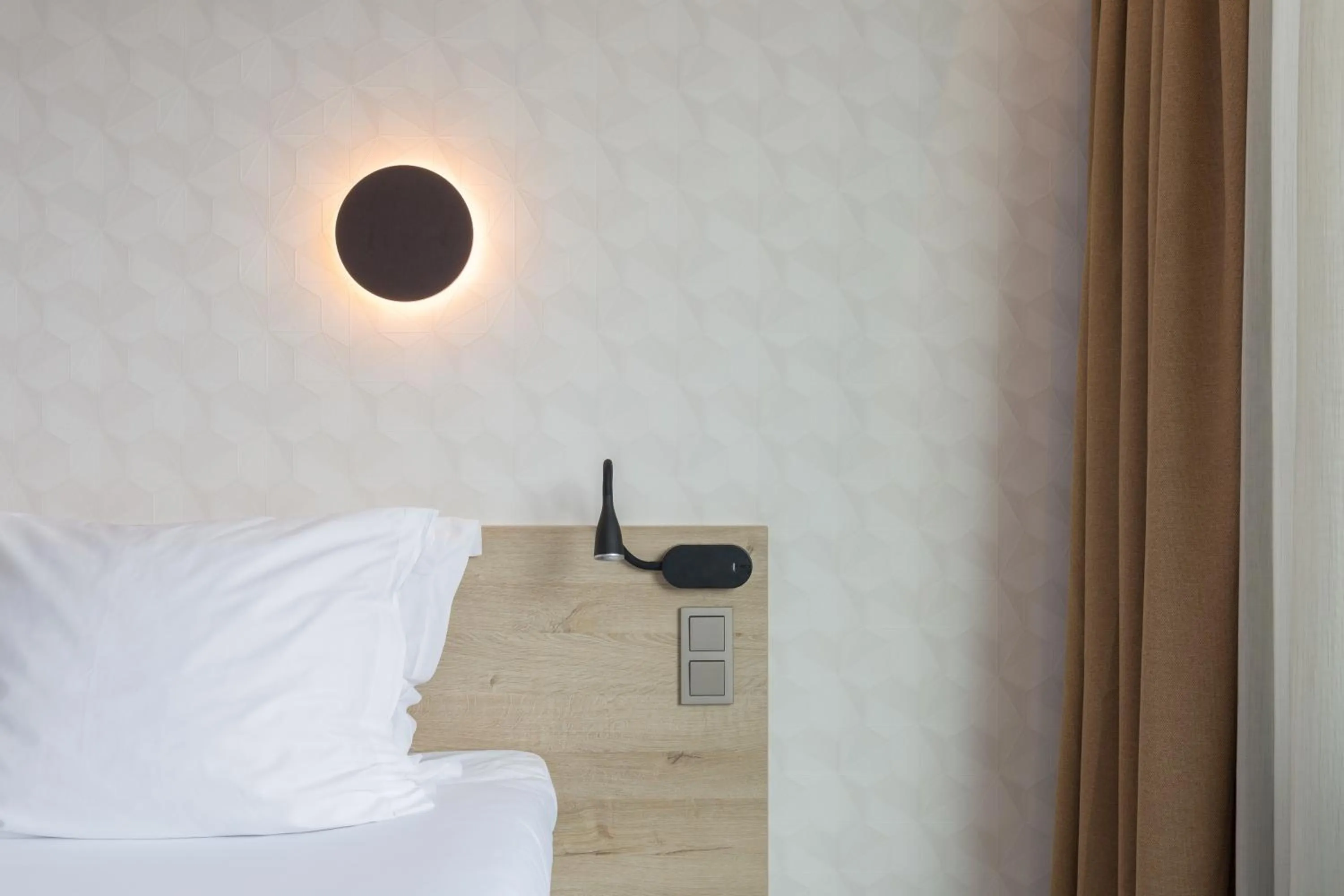 Bed in Hotel de Baak Seaside