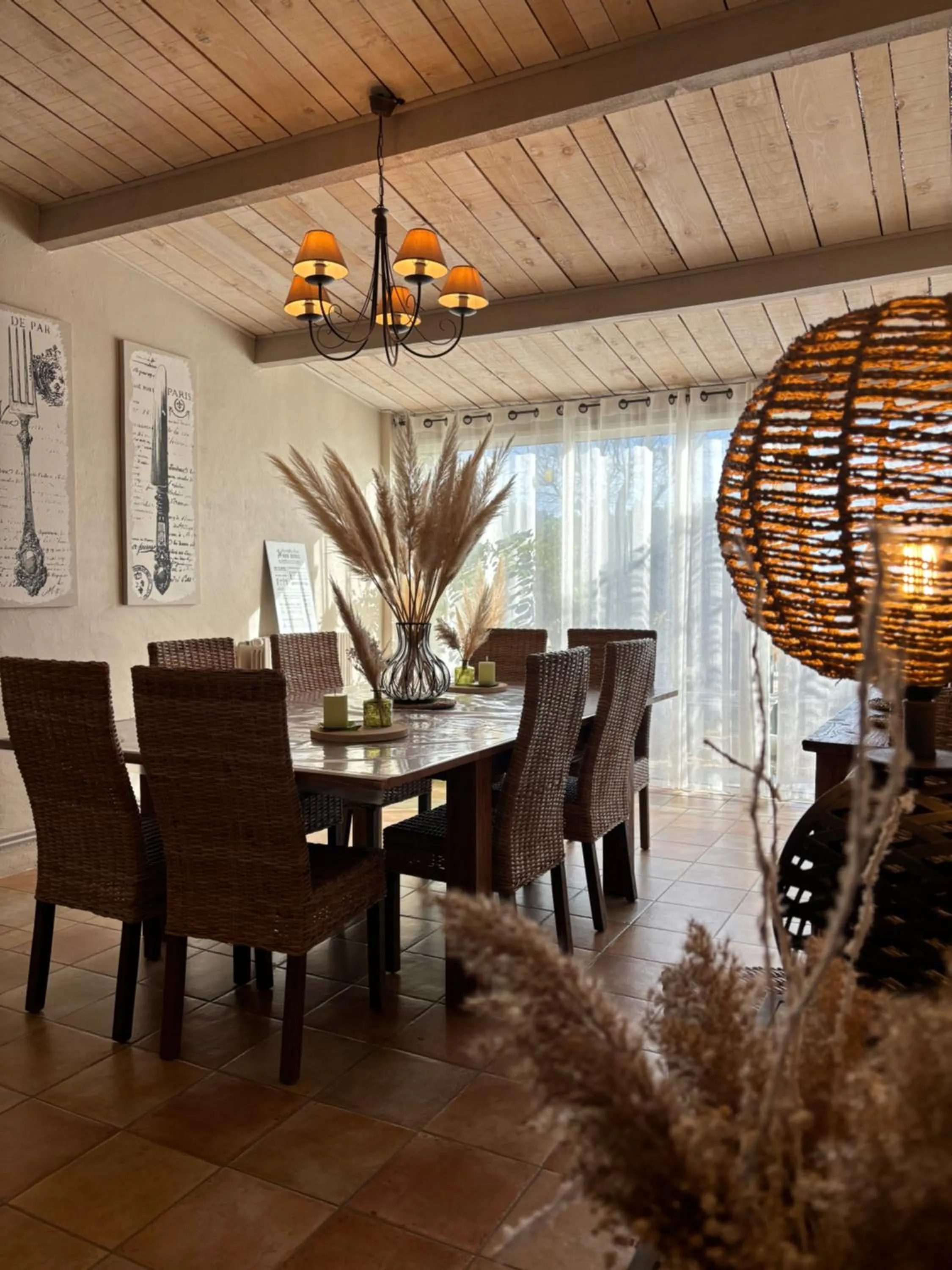 Seating area in A l'Orée Des Vignes