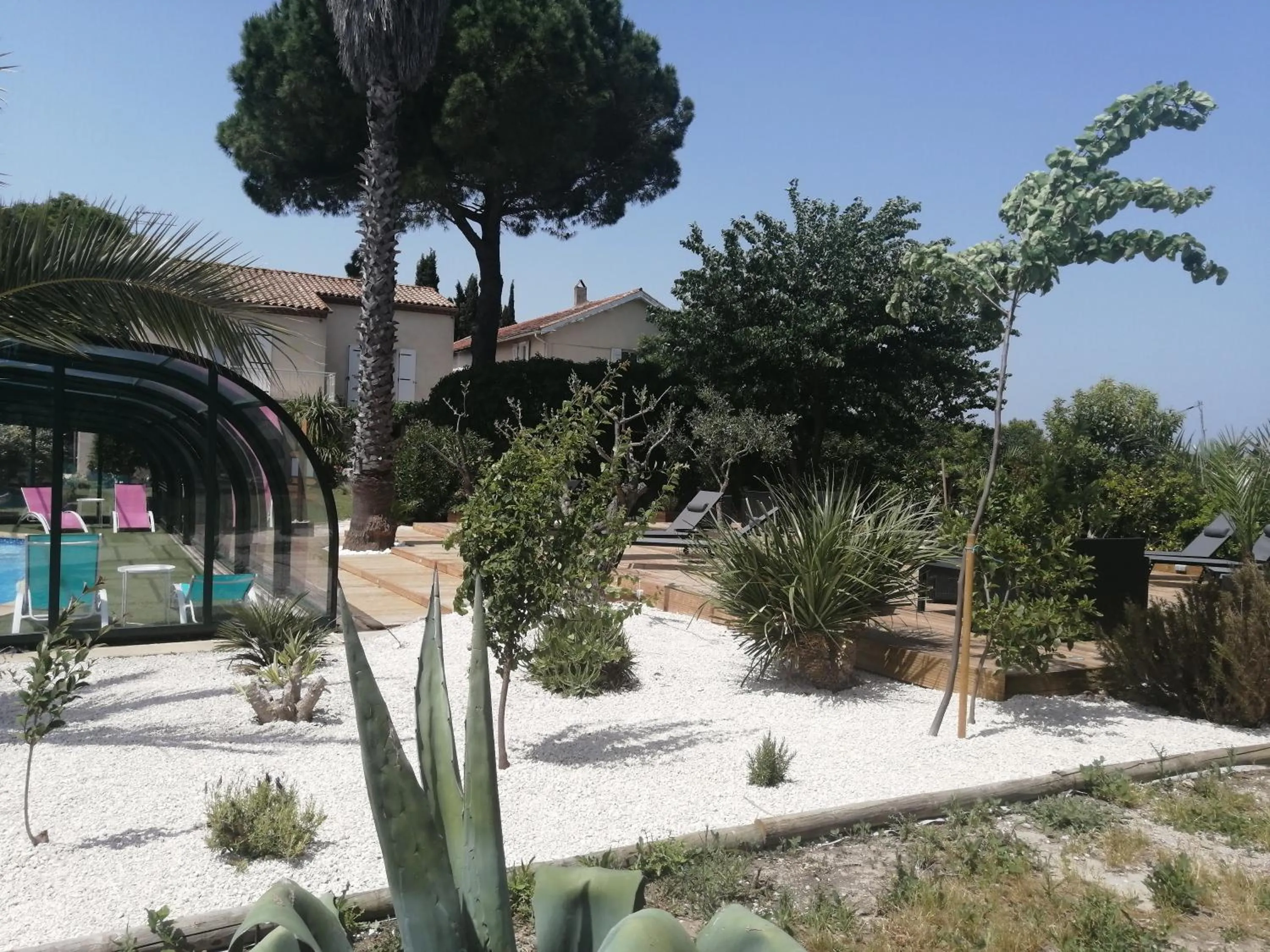 Garden in A l'Orée Des Vignes