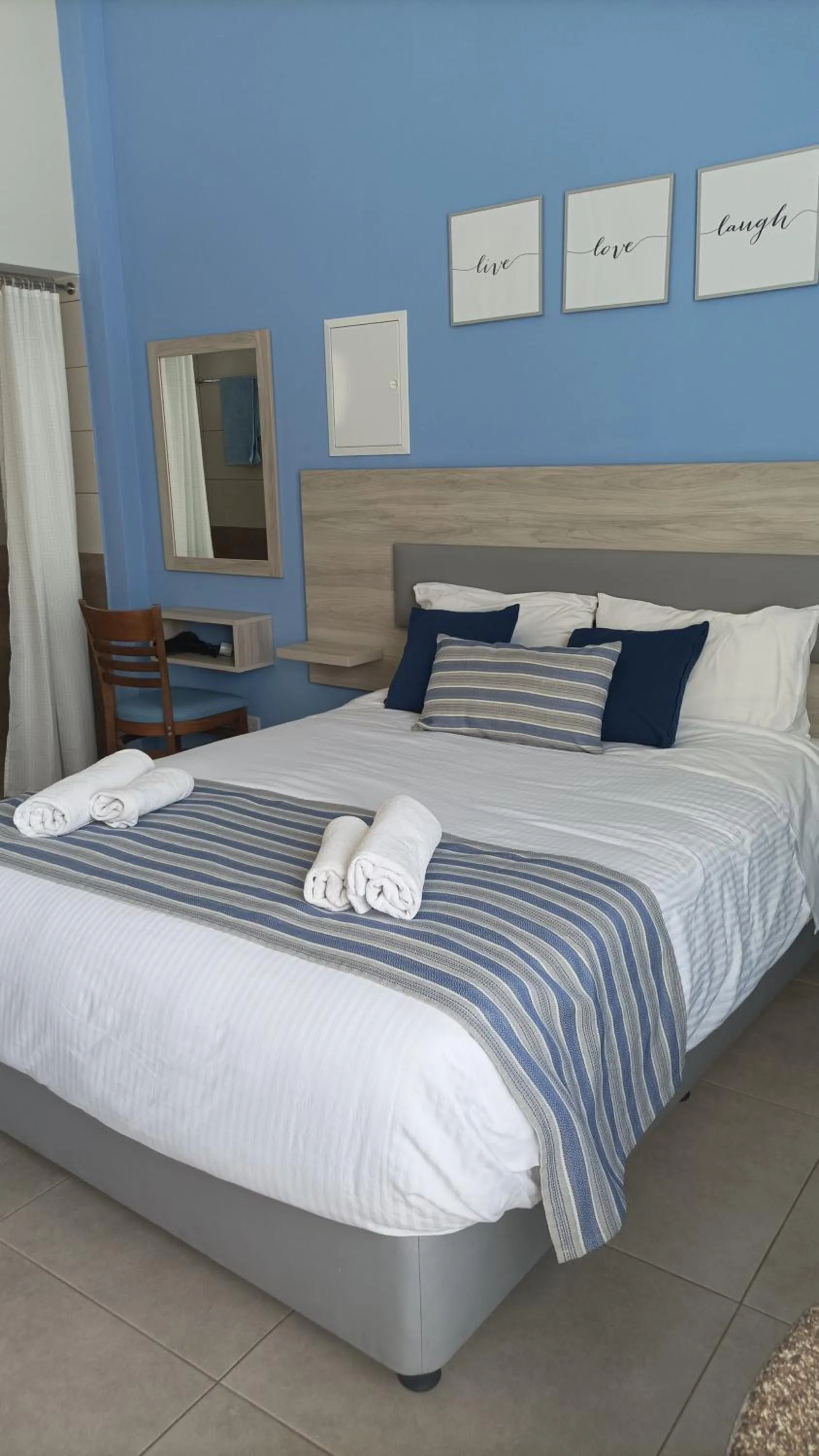 Bed in Proteas Mare Suites