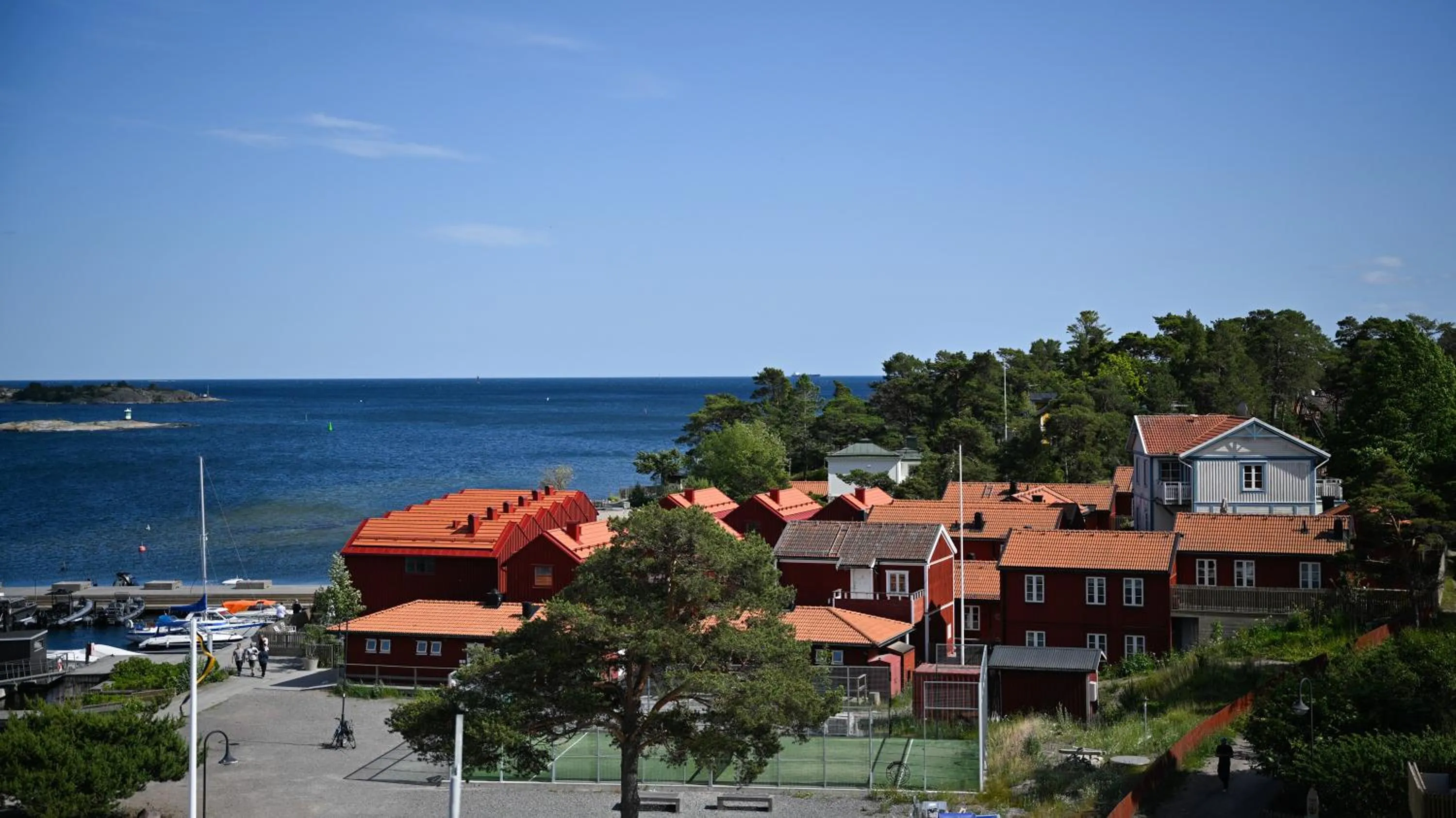 Lake view in Sandhamn Seglarhotell