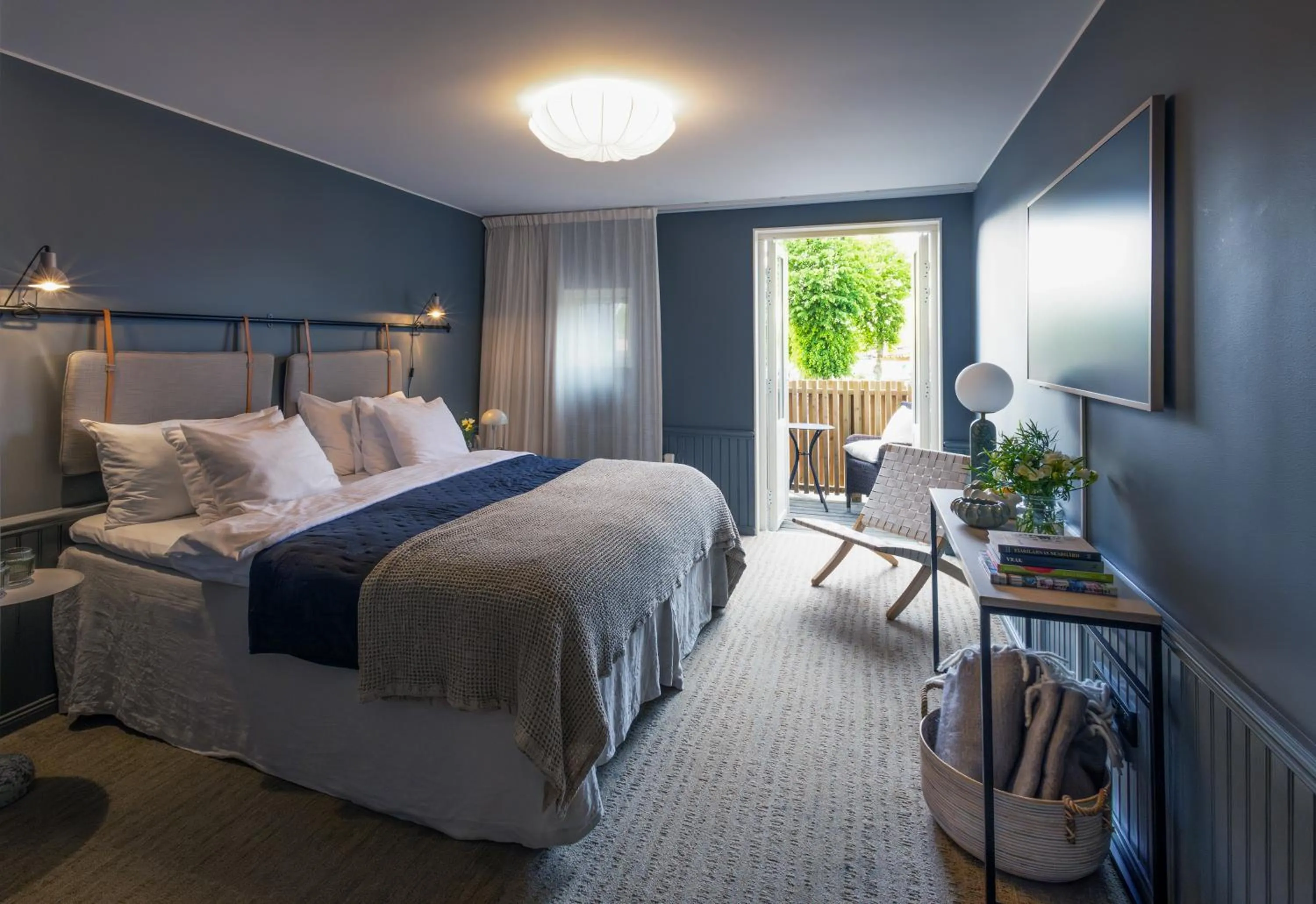 Balcony/Terrace, Bed in Sandhamn Seglarhotell